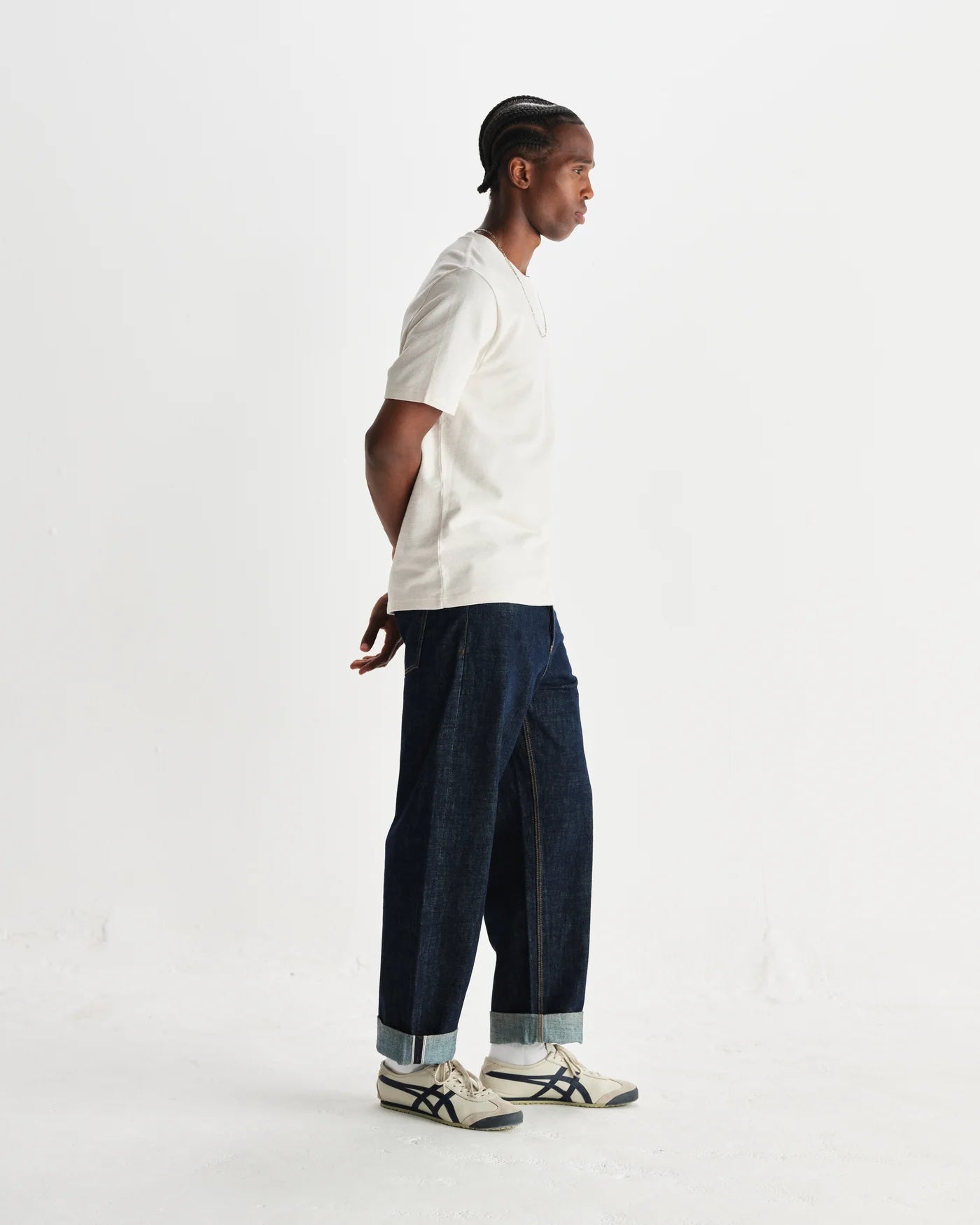 DEAN SS ORGANIC TEE - ECRU