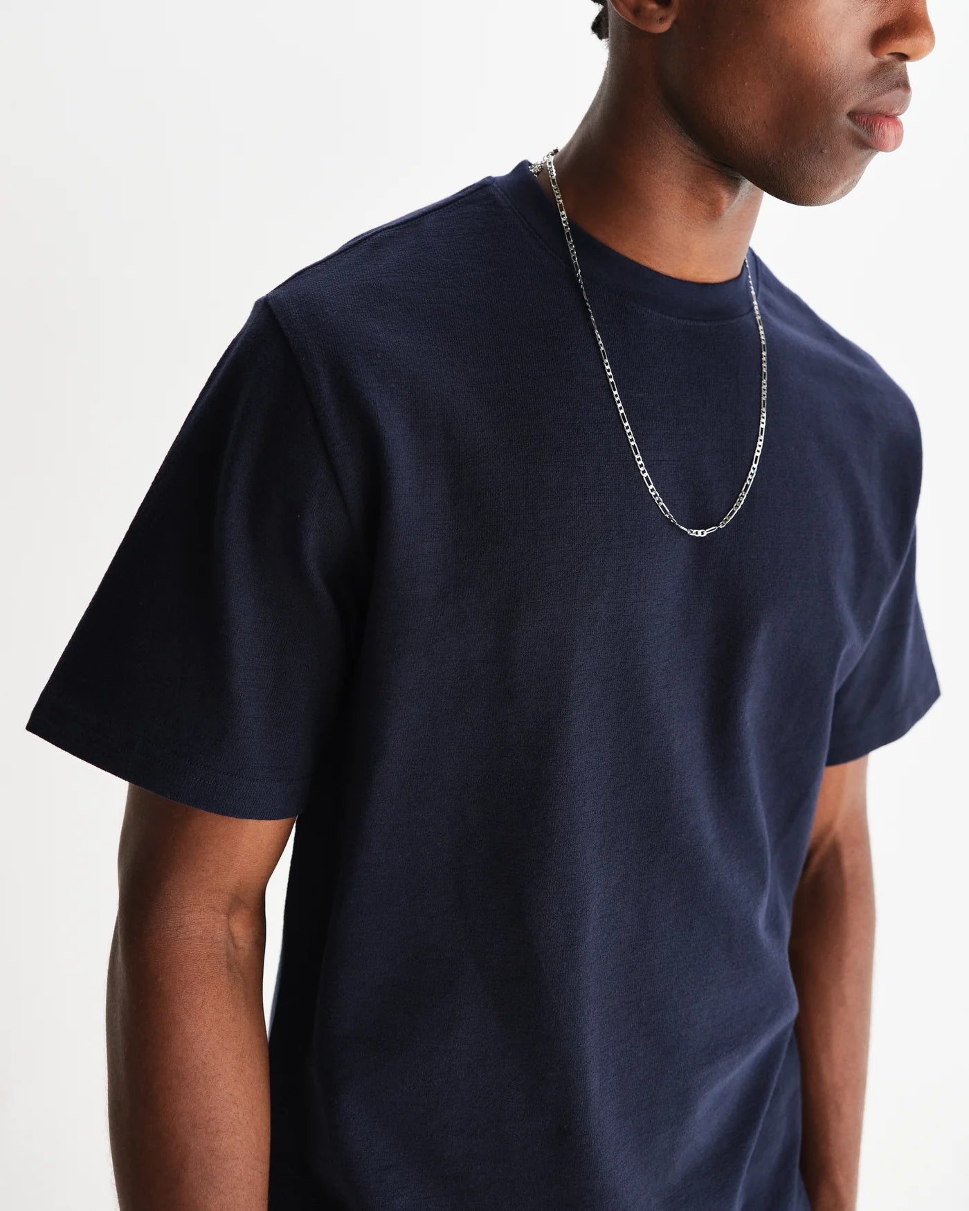 DEAN SS ORGANIC TEE - NAVY