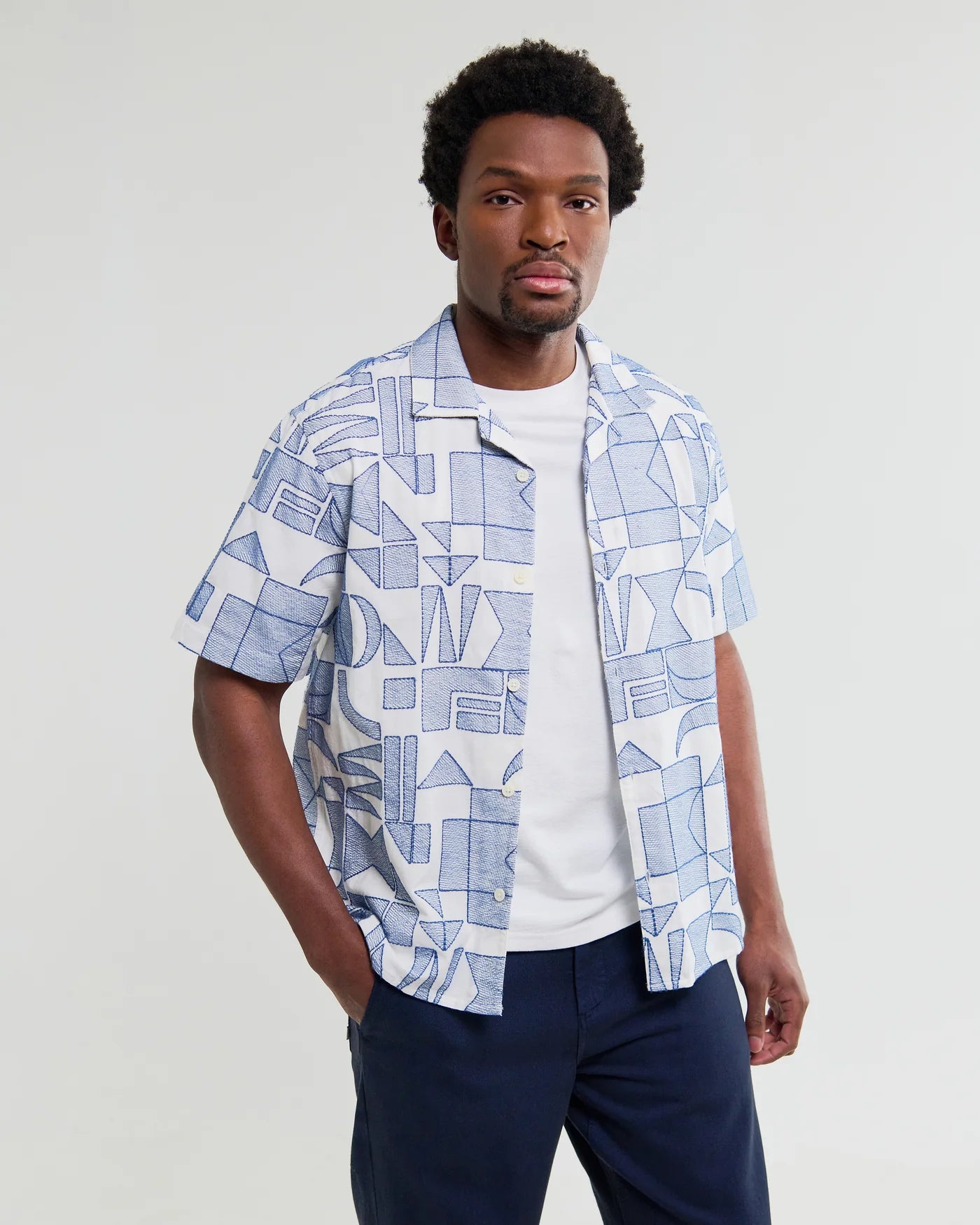 DIDCOT SS SHIRT GEOMETRIC