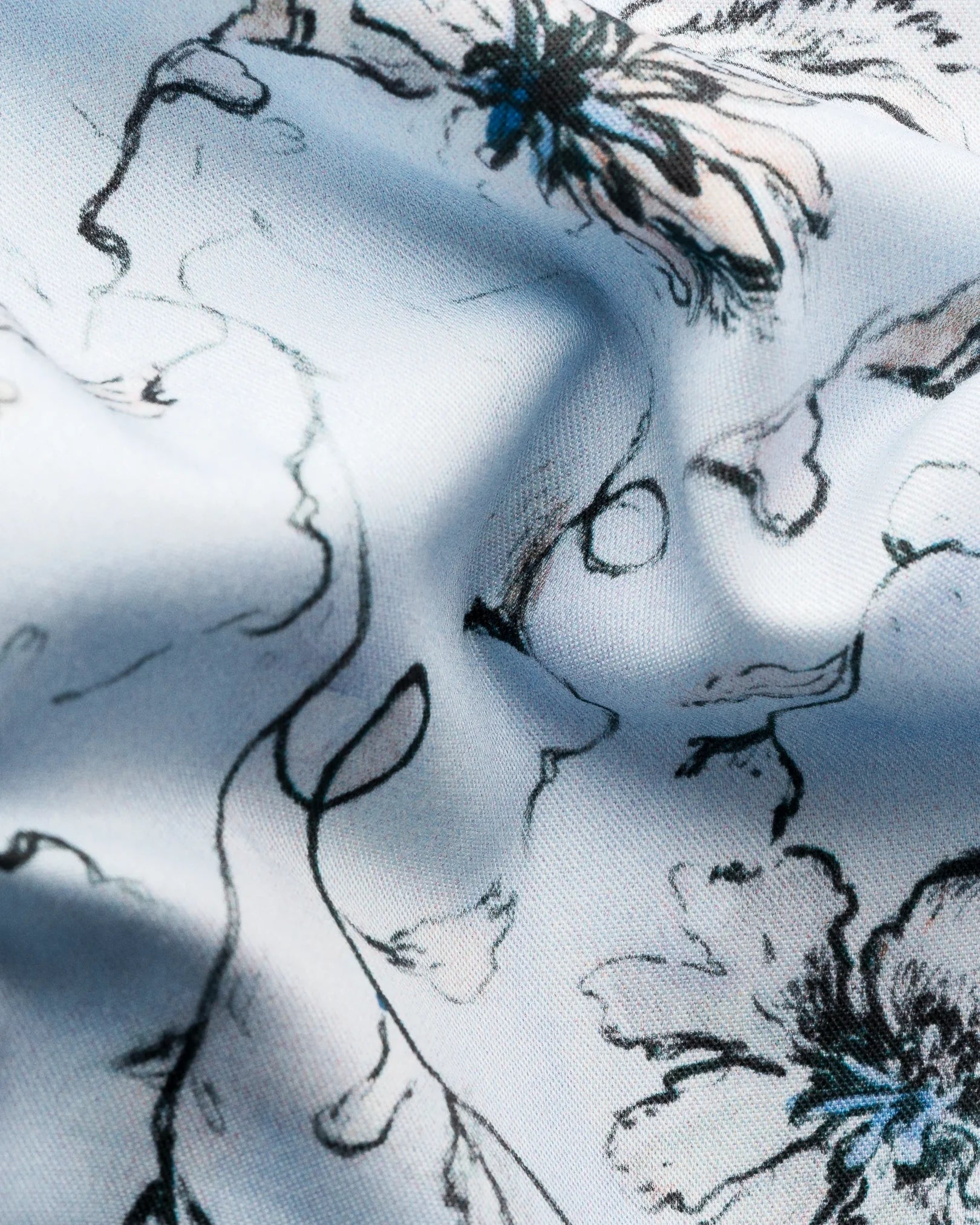 FLORAL SIGNATURE TWILL SKJORTE