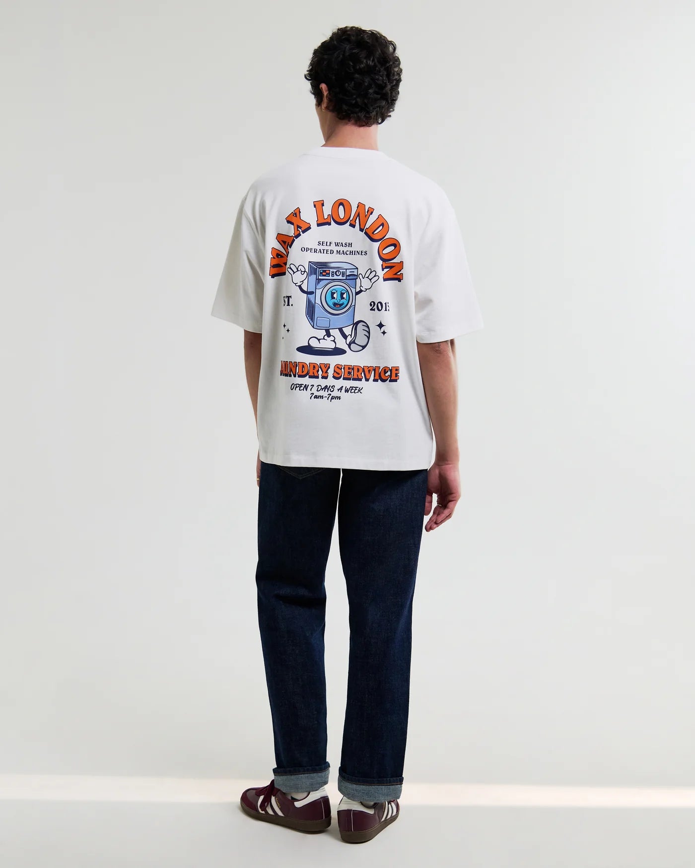 MILTON SS LAUNDRY PRINT ORGANIC TEE