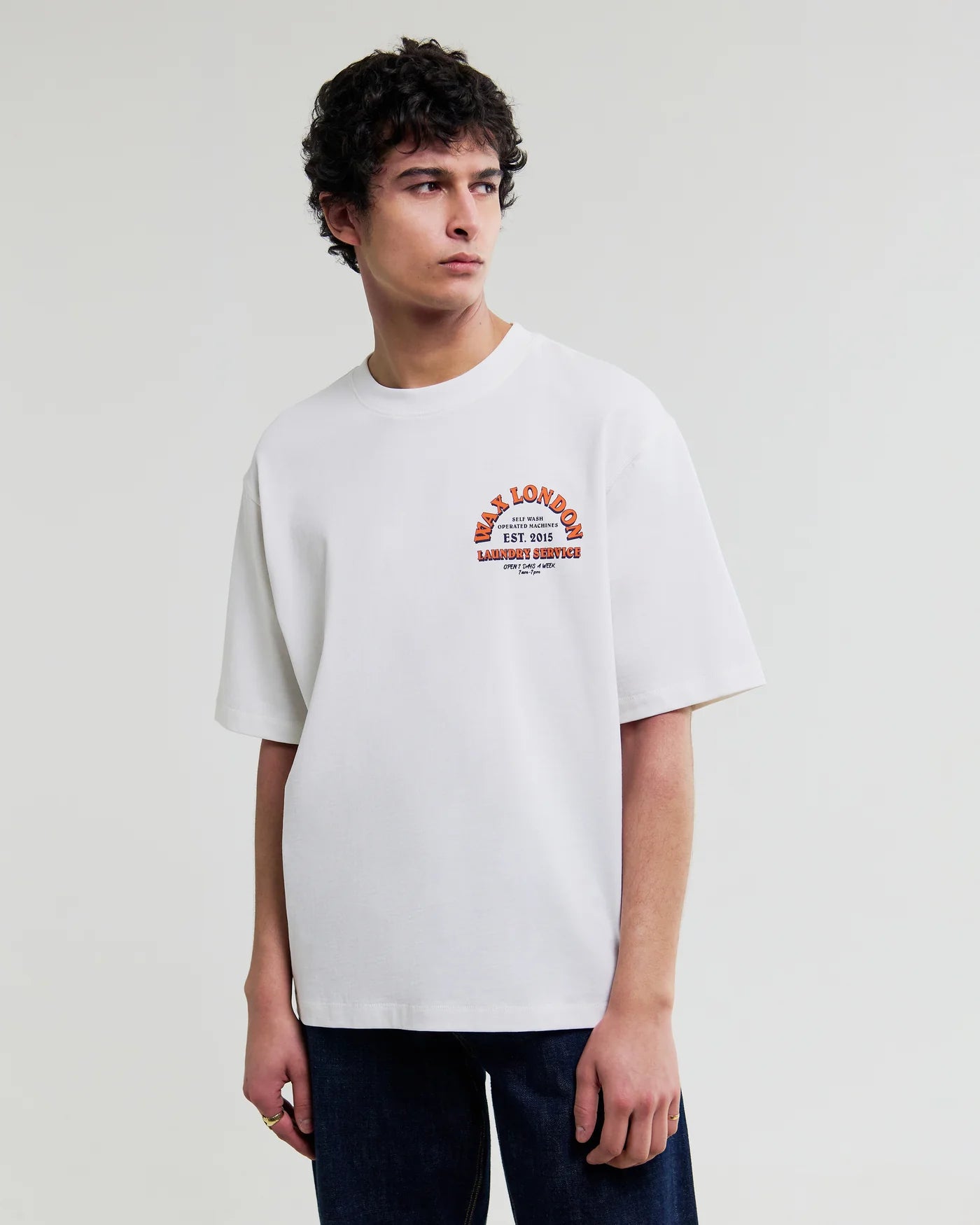 MILTON SS LAUNDRY PRINT ORGANIC TEE