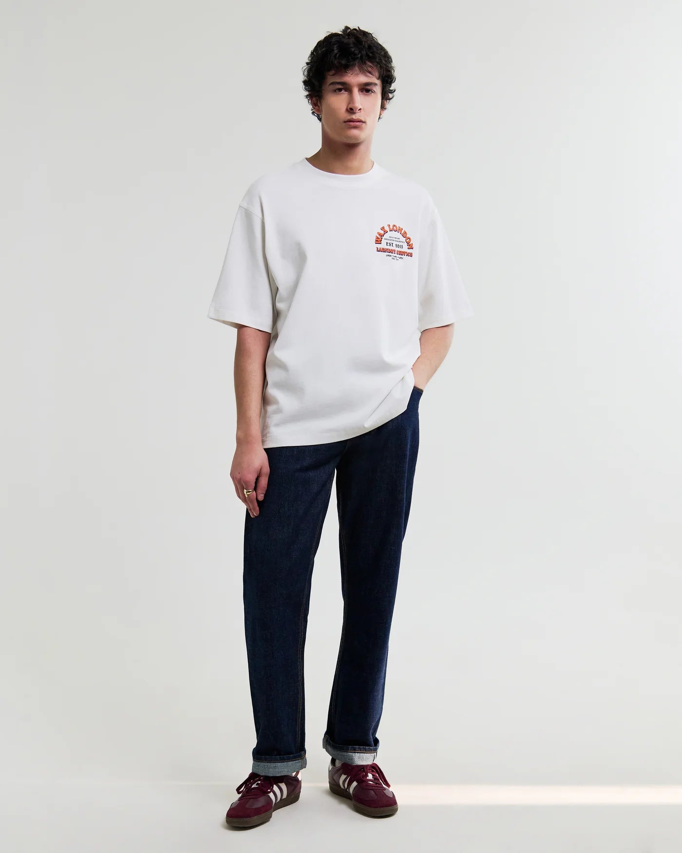 MILTON SS LAUNDRY PRINT ORGANIC TEE