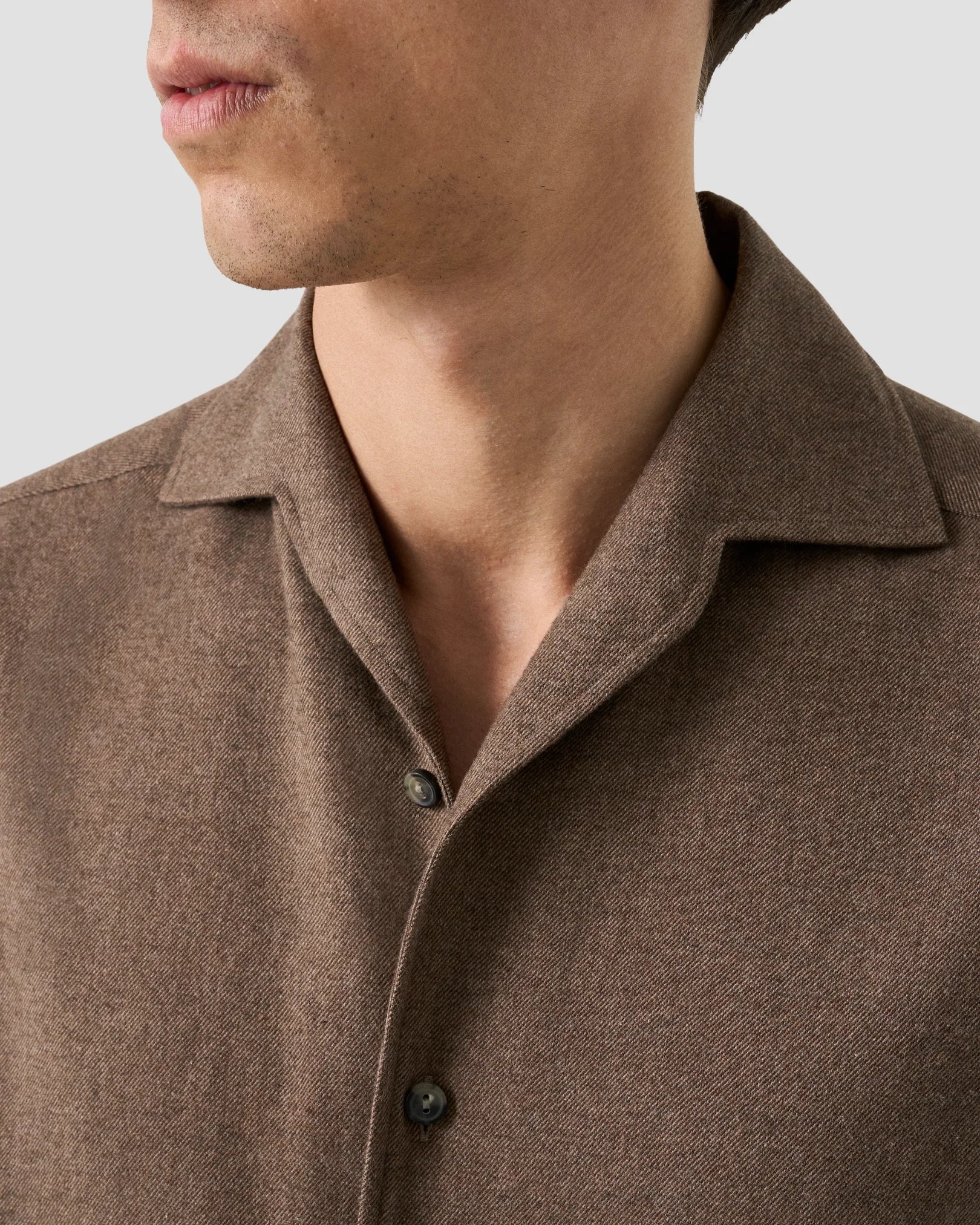 SOLID FLANNEL SKJORTE