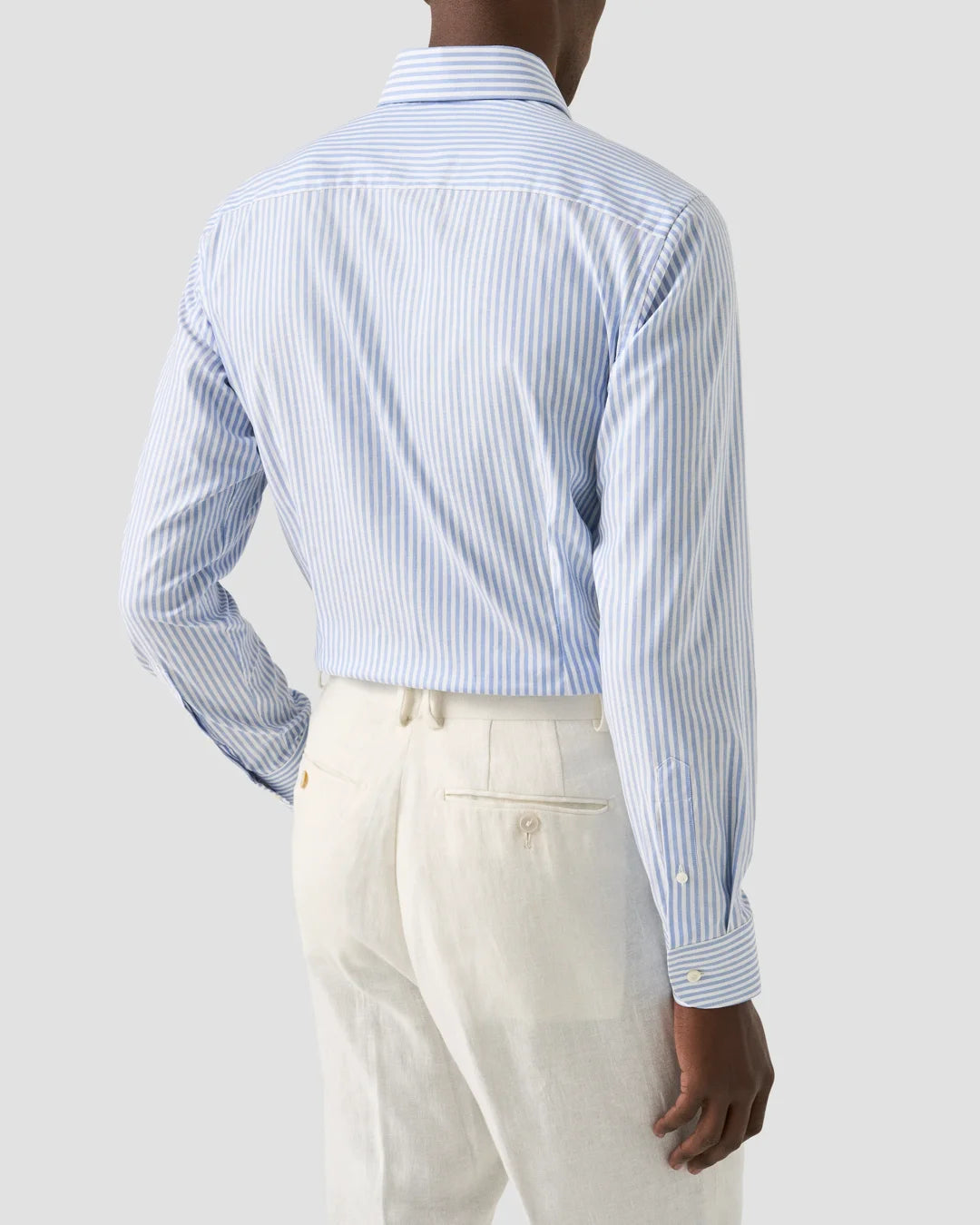 STRIPED SIGNATURE OXFORD SHIRT / CONTEMPORARY FIT