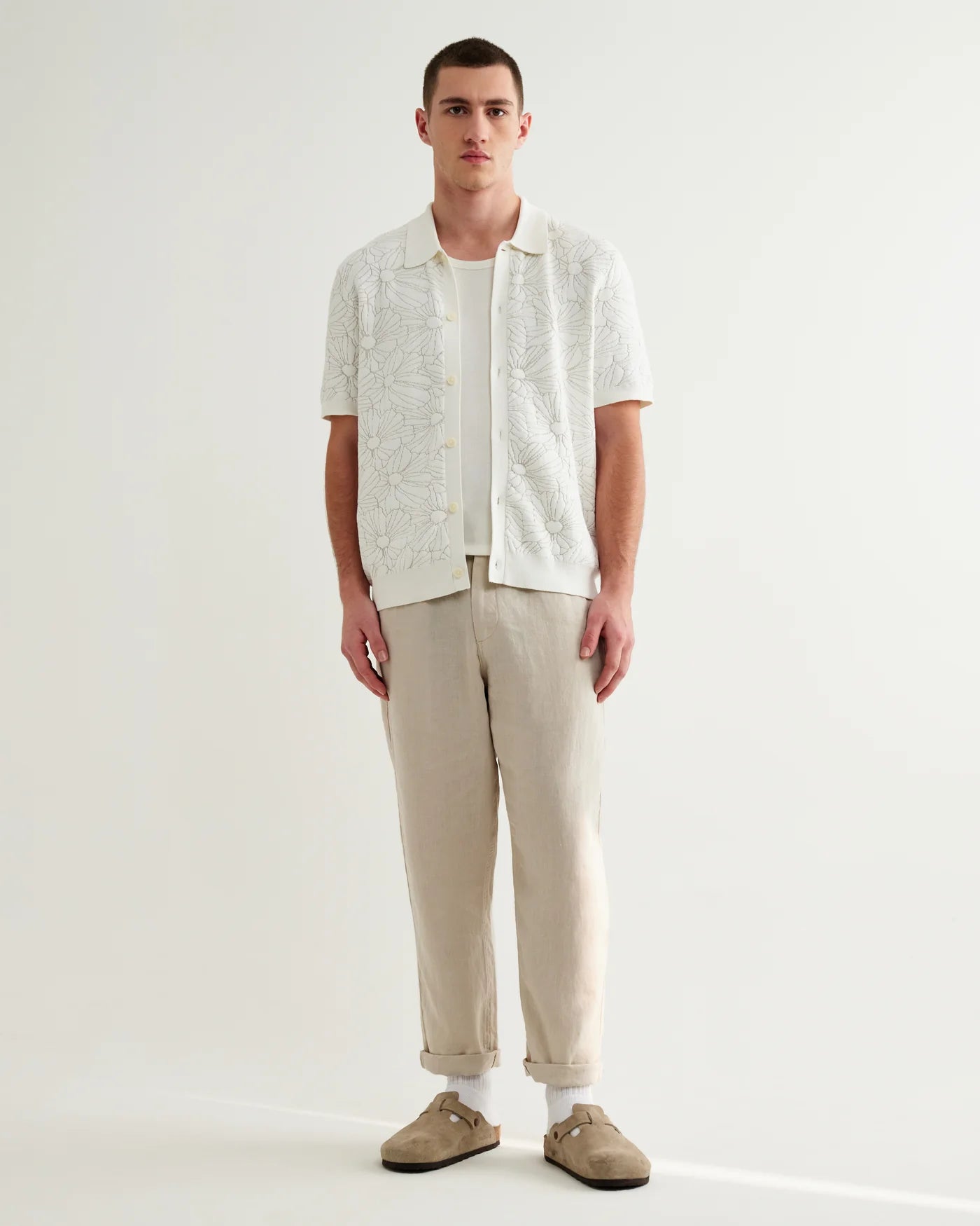 TELLARO SS SHIRT FLOWER