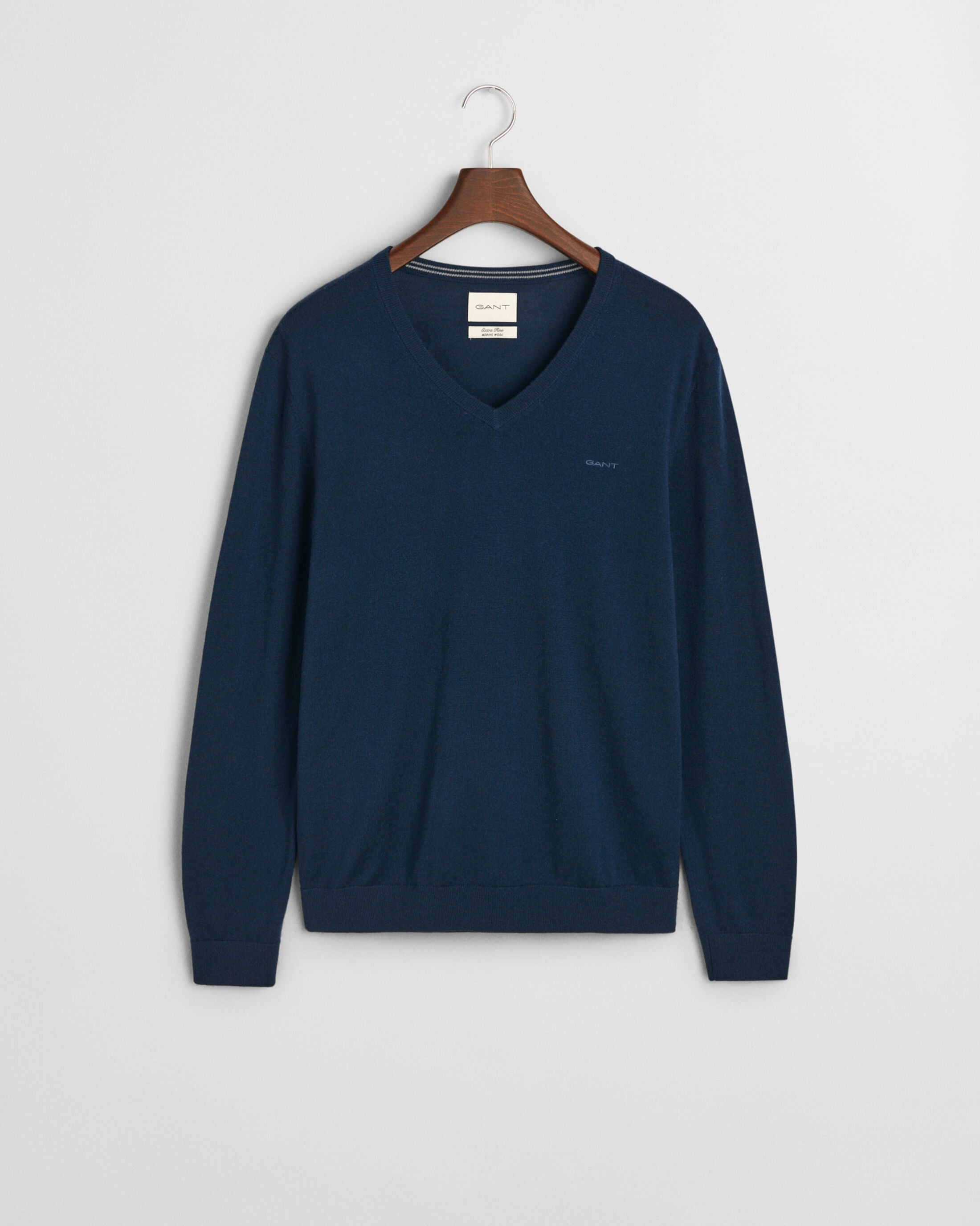 EXTRA FINE MERINO WOOL V-NECK