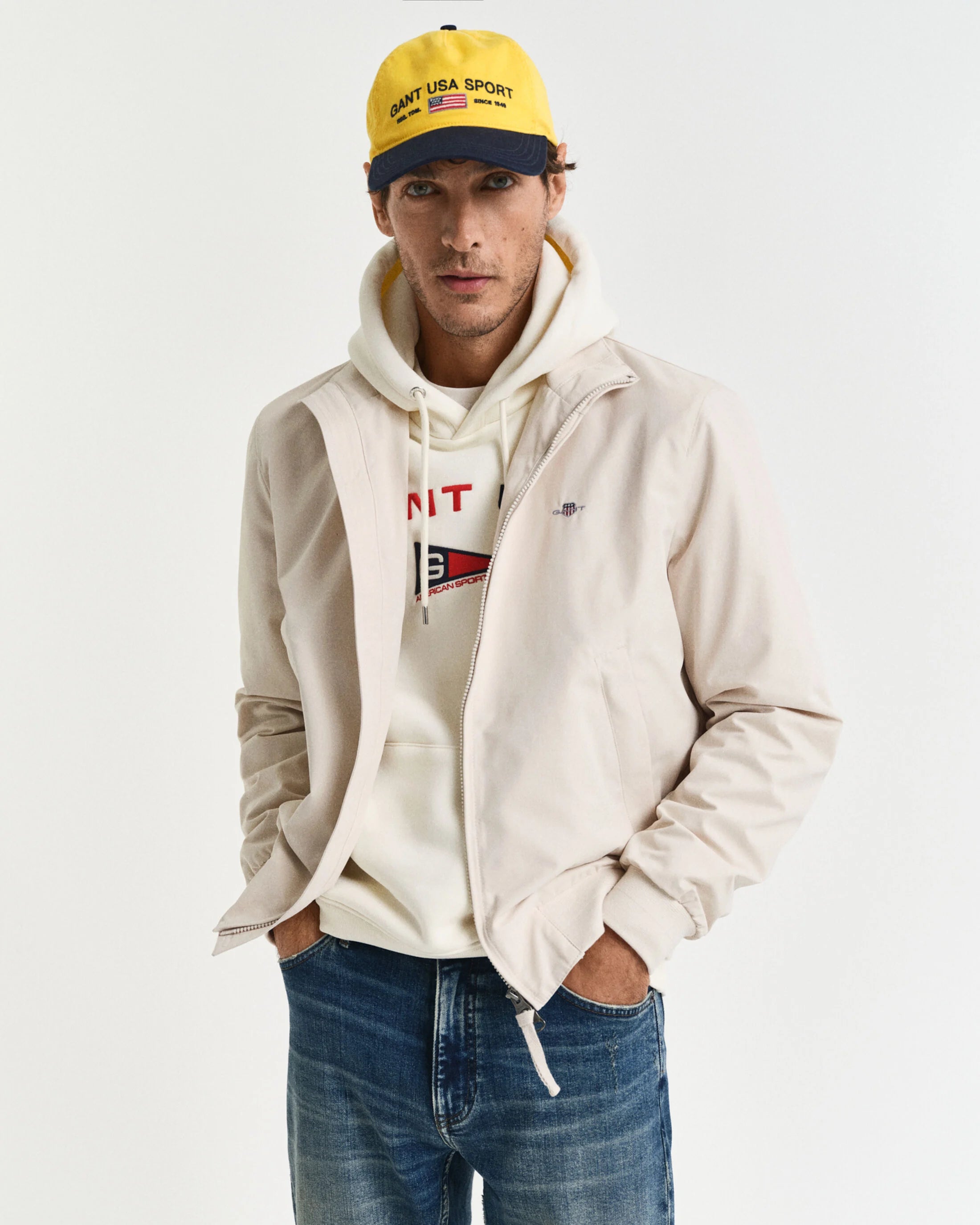 LIGHTWEIGHT HAMPSHIRE JAKKE - CREAM