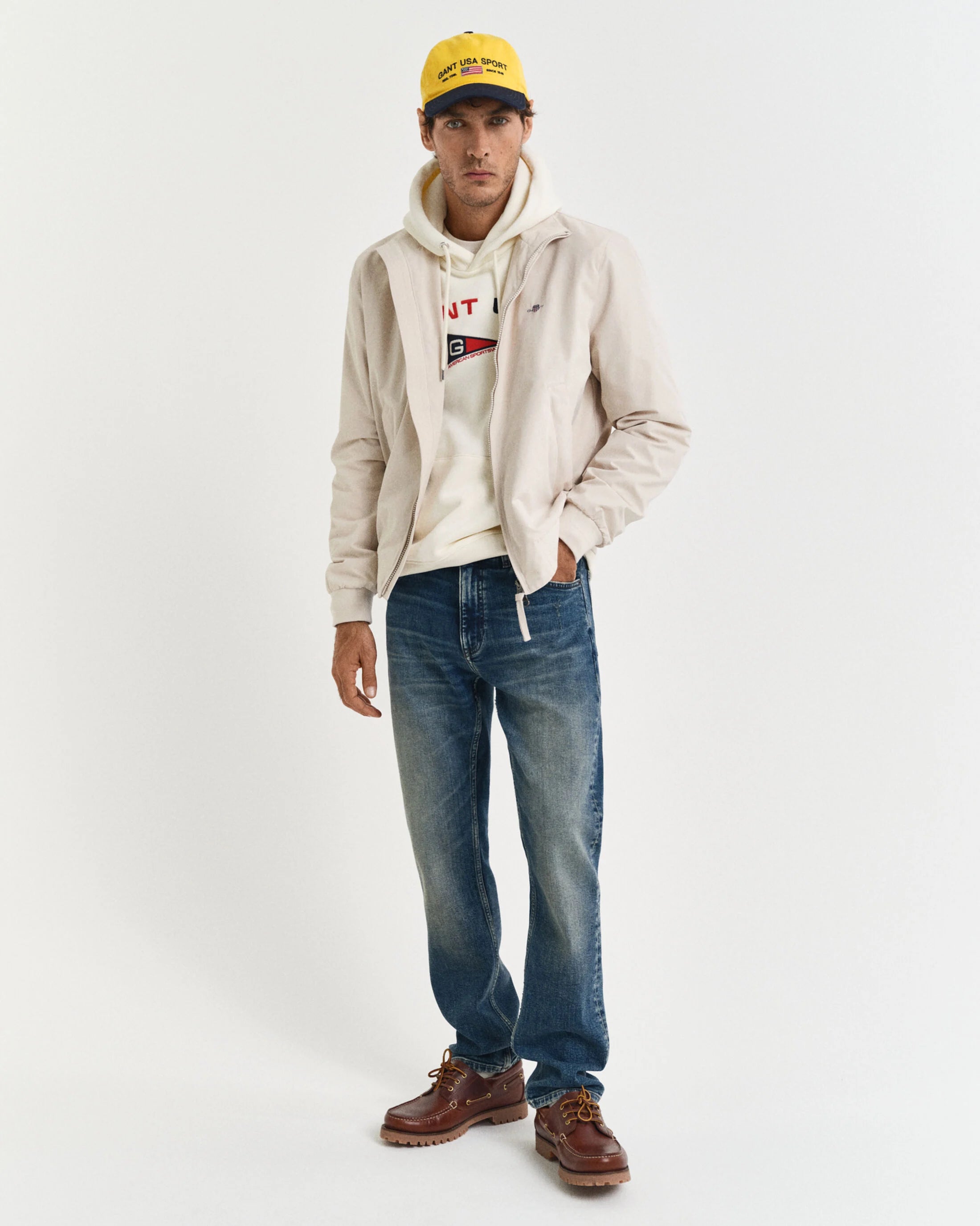 LIGHTWEIGHT HAMPSHIRE JAKKE - CREAM