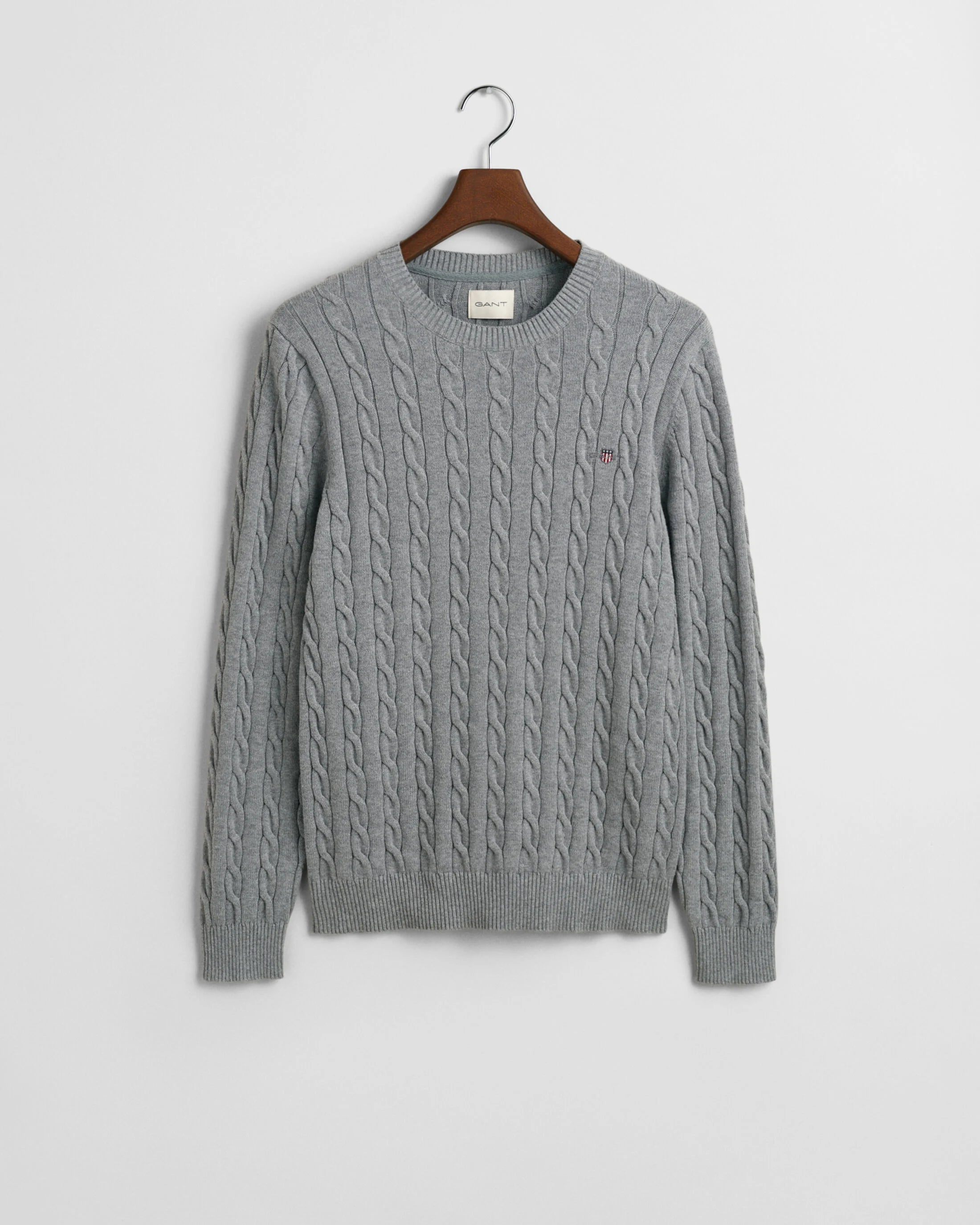 CREWNECK SWEATER BOMULD I KABELSTRIK