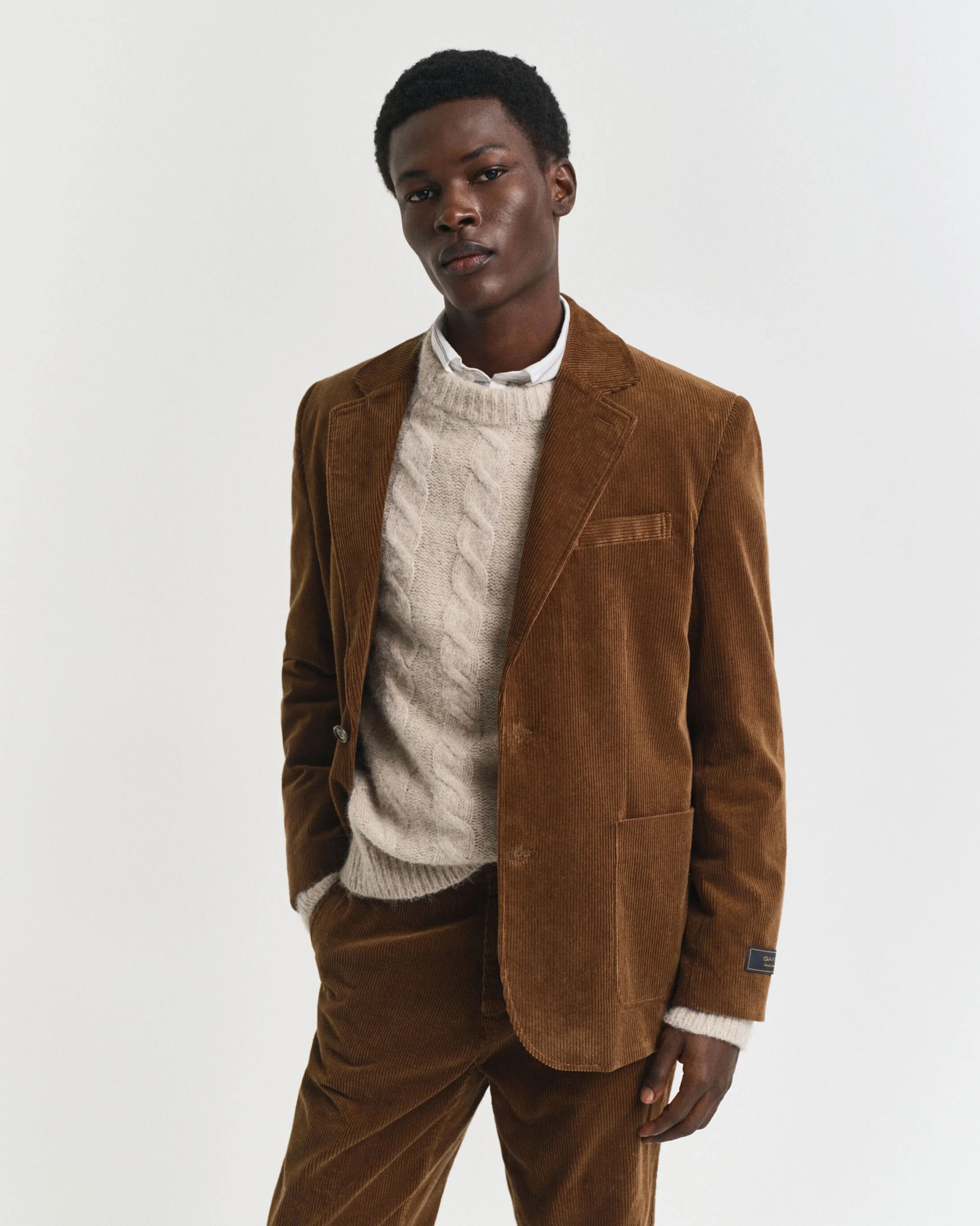 CORD BLAZER JERNBANEFLØJL