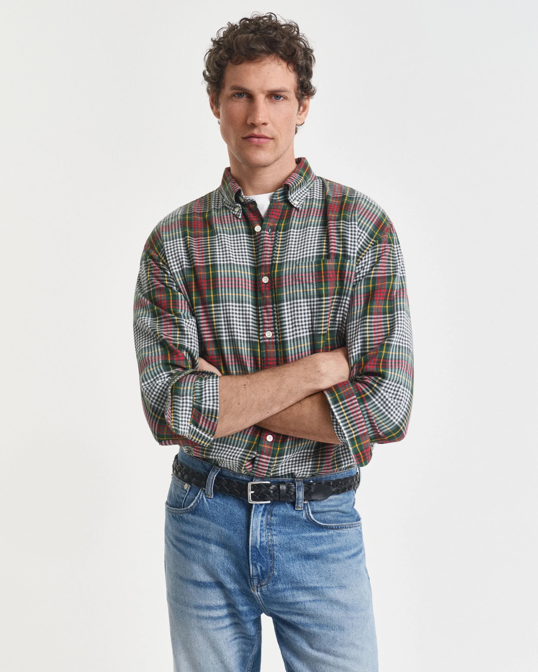 TWILL SKJORTE I RELAXED FIT