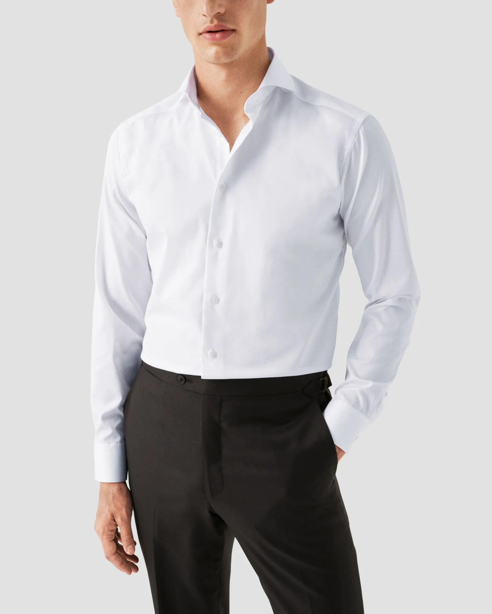 SIGNATURE TWILL SHIRT / SLIM FIT / EXTREME CUT AWAY FLIP