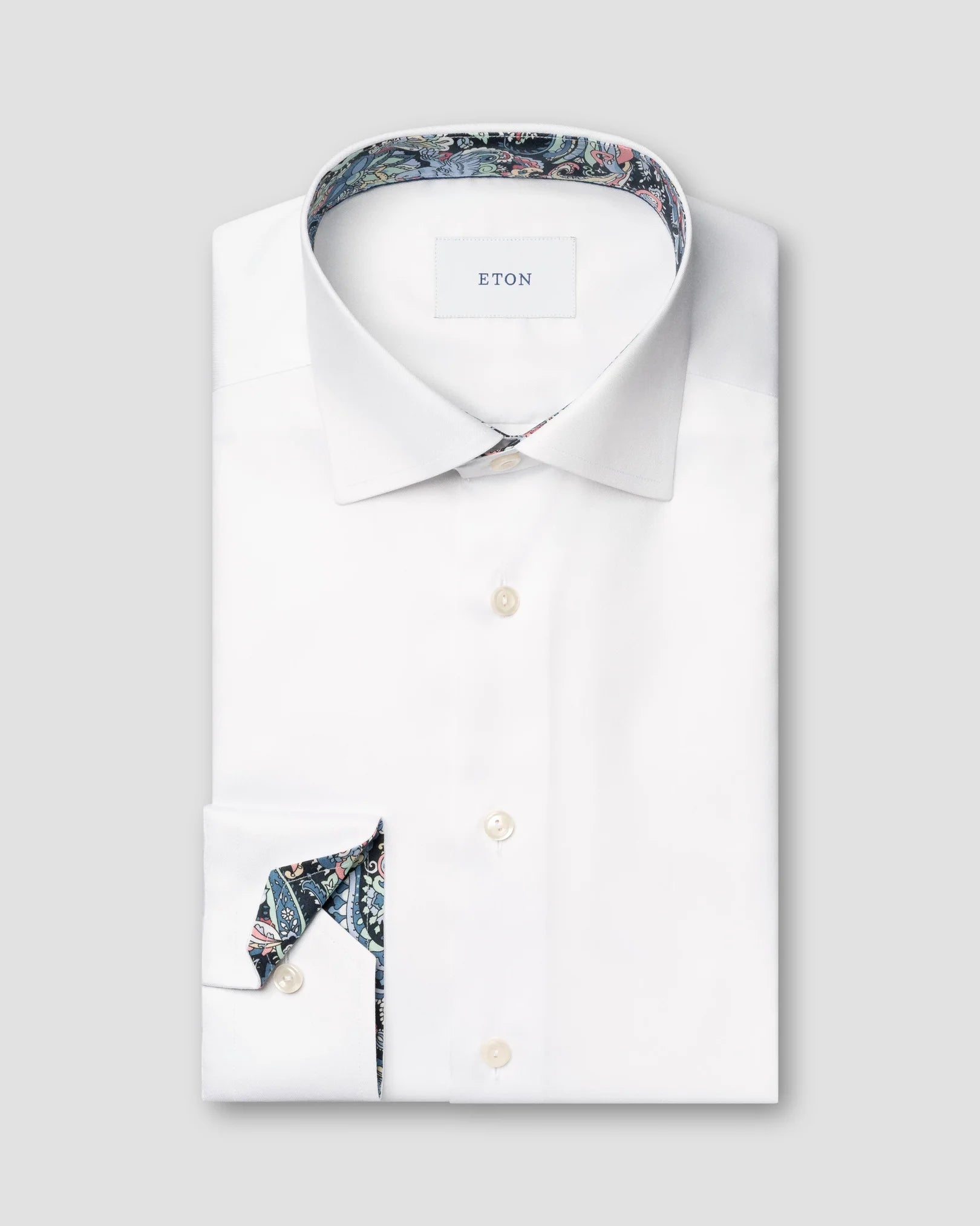 SIGNATURE TWILL PAISLEY SKJORTE / SLIM FIT