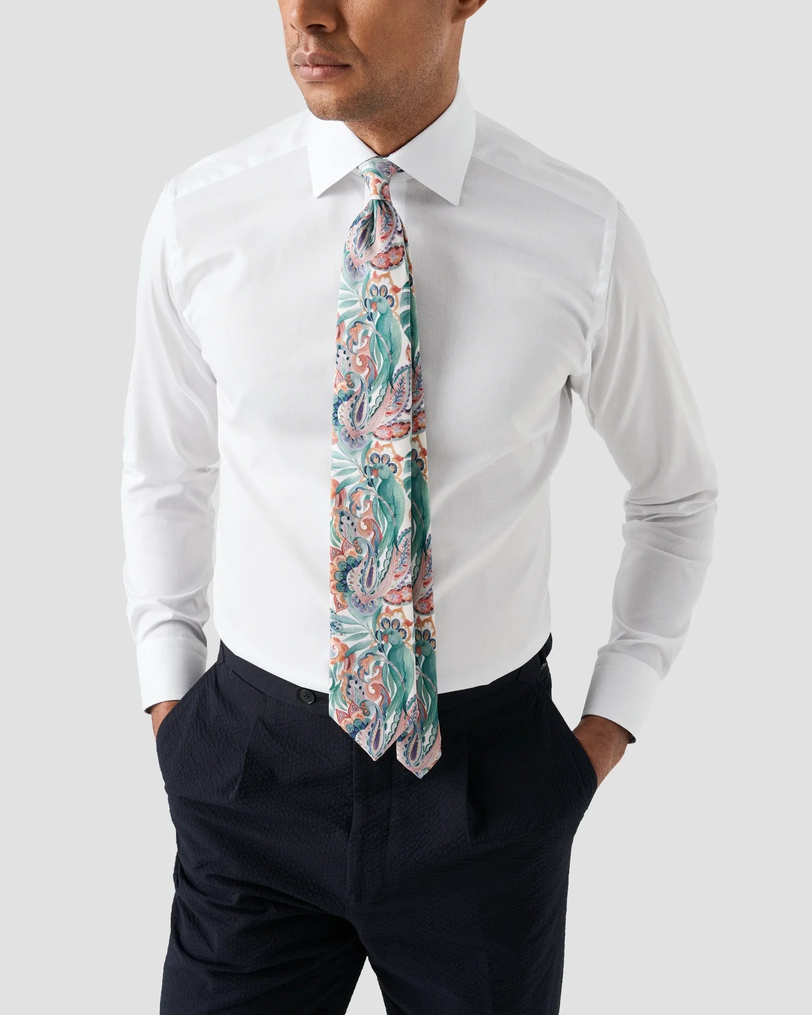 SIGNATURE TWILL PAISLEY SKJORTE / CONTEMPORARY