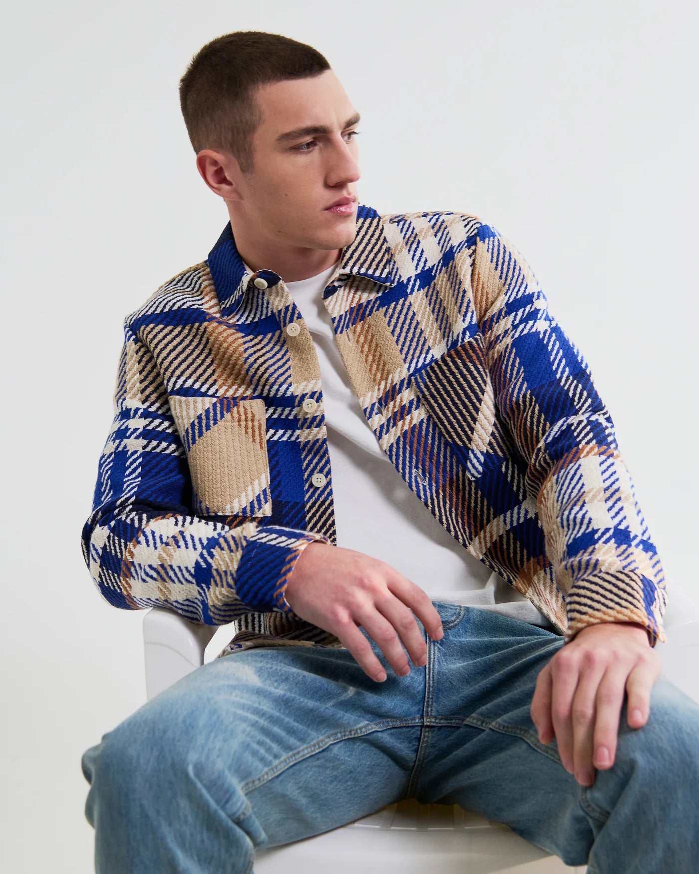 WHITING OVERSHIRT BOLD TJEK