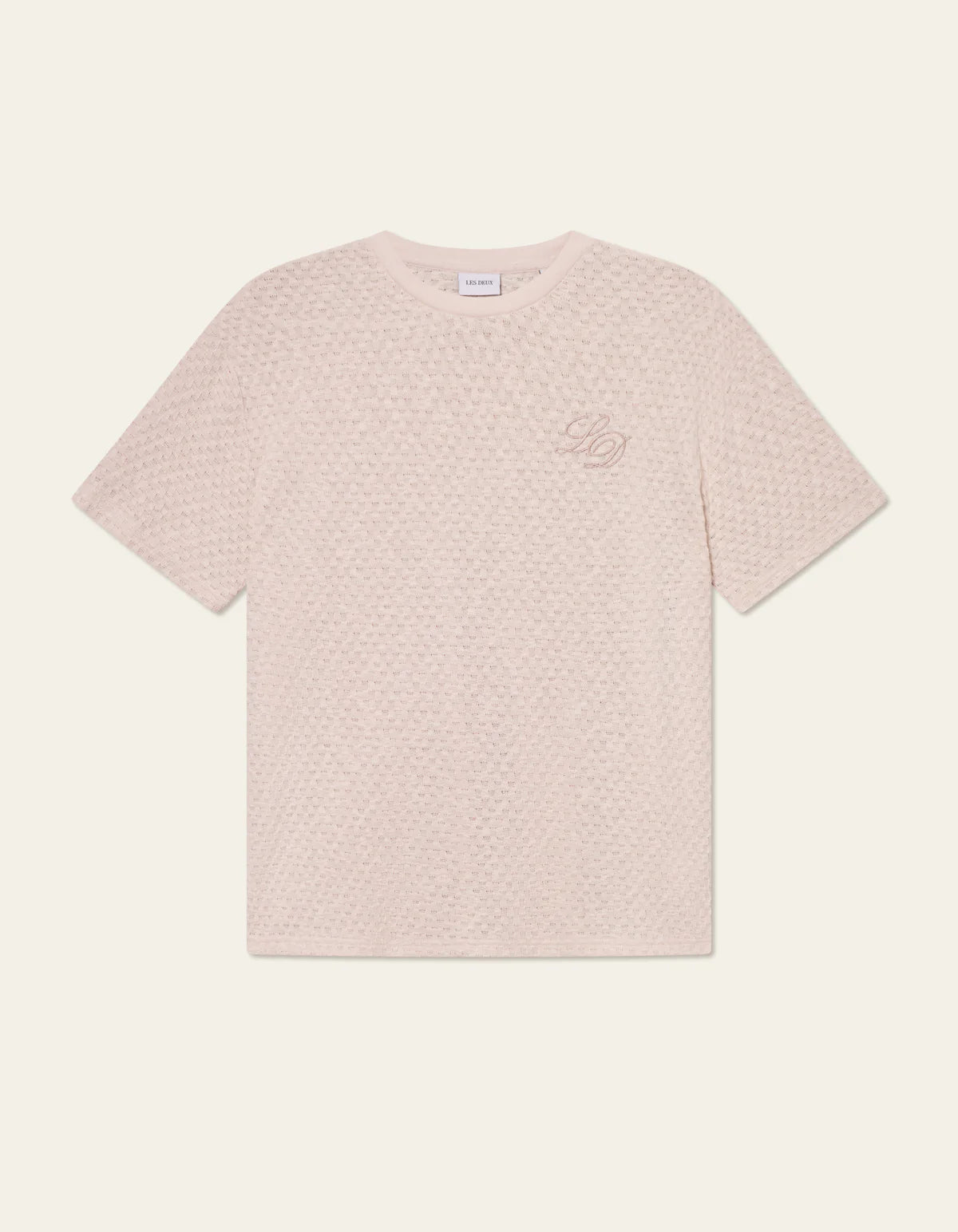 BRUCE KNITTED CHECK T-SHIRT