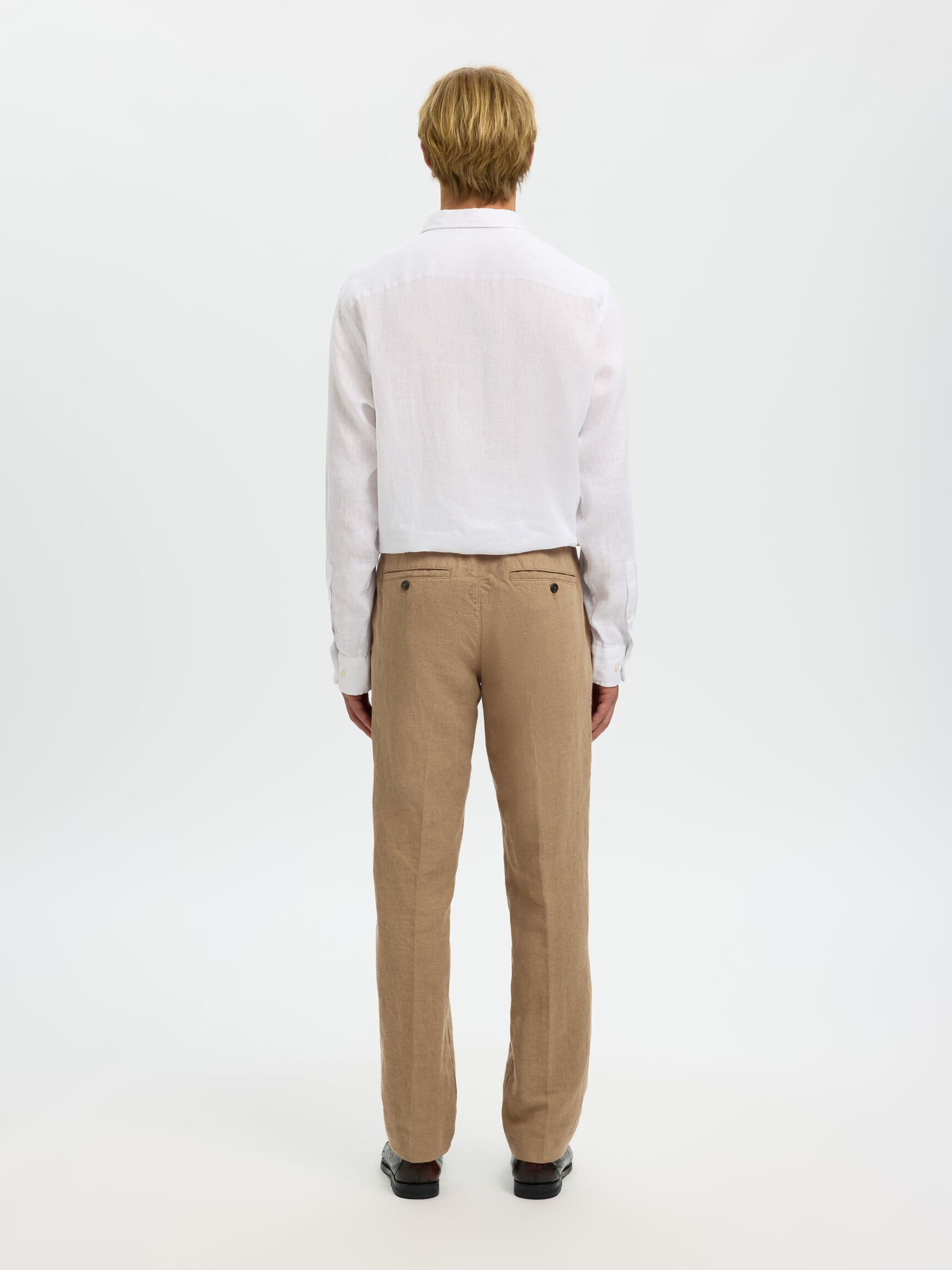 STRAIGHT LEROY LINEN PANTS