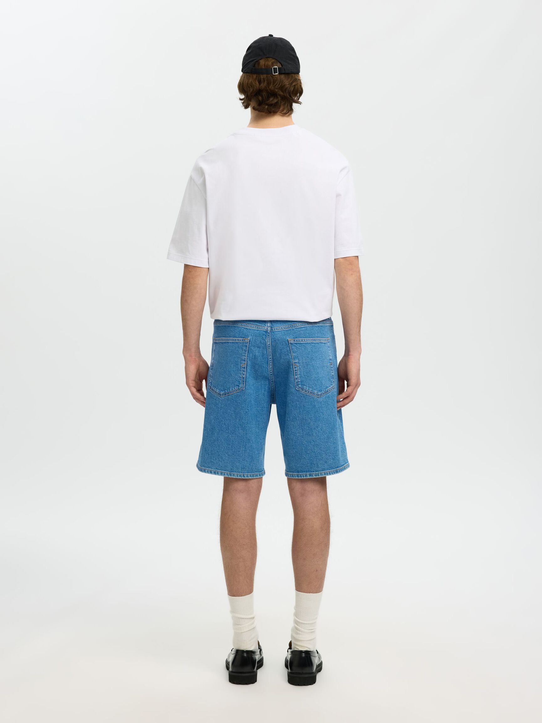 BLUE DENIM SHORTS 701