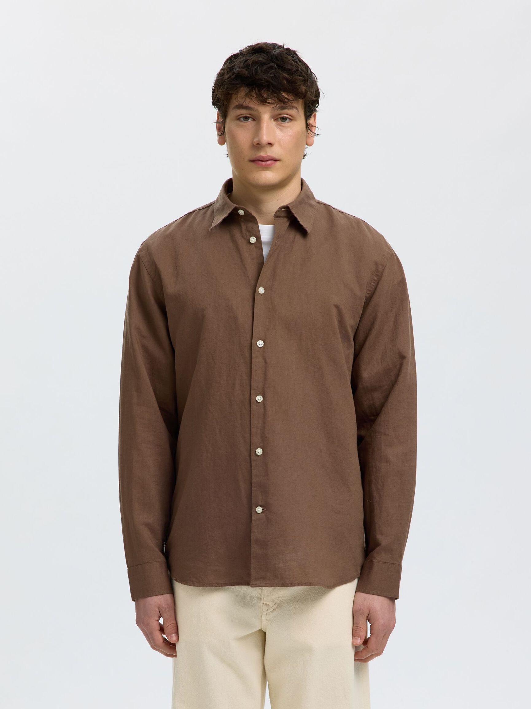 CLAY LINENBLEND LS SHIRT