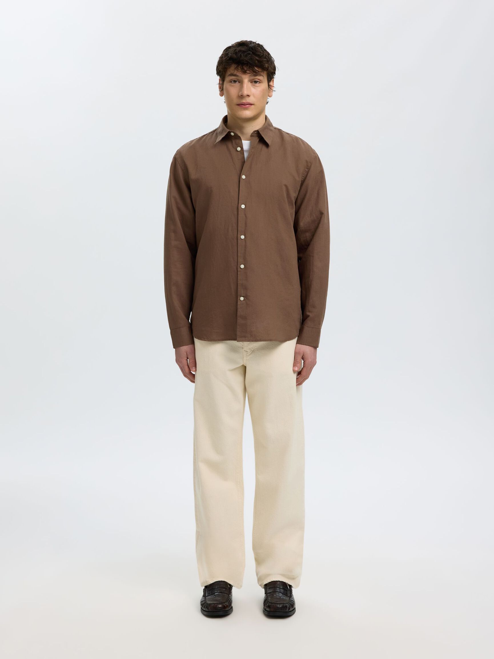 CLAY LINENBLEND LS SHIRT
