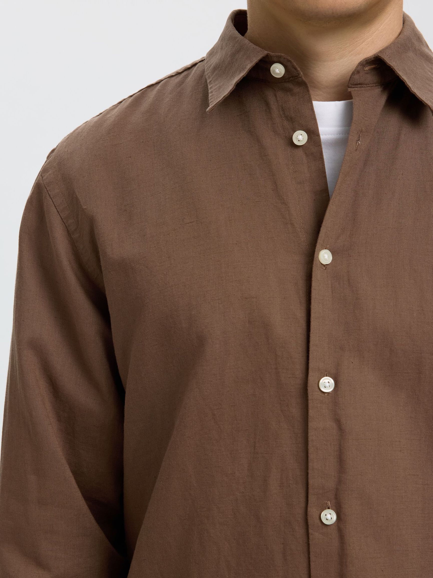 CLAY LINENBLEND LS SHIRT