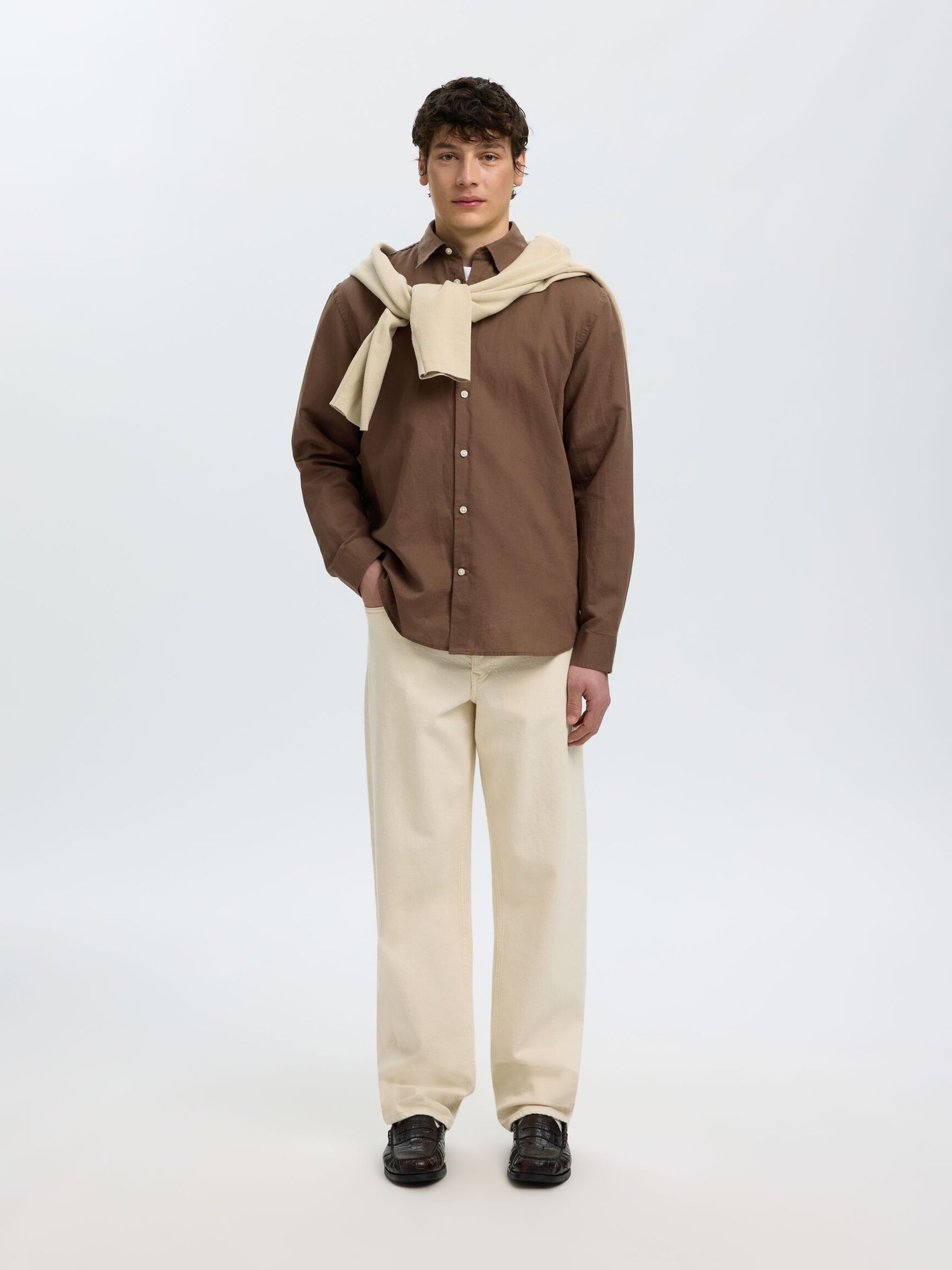 CLAY LINENBLEND LS SHIRT