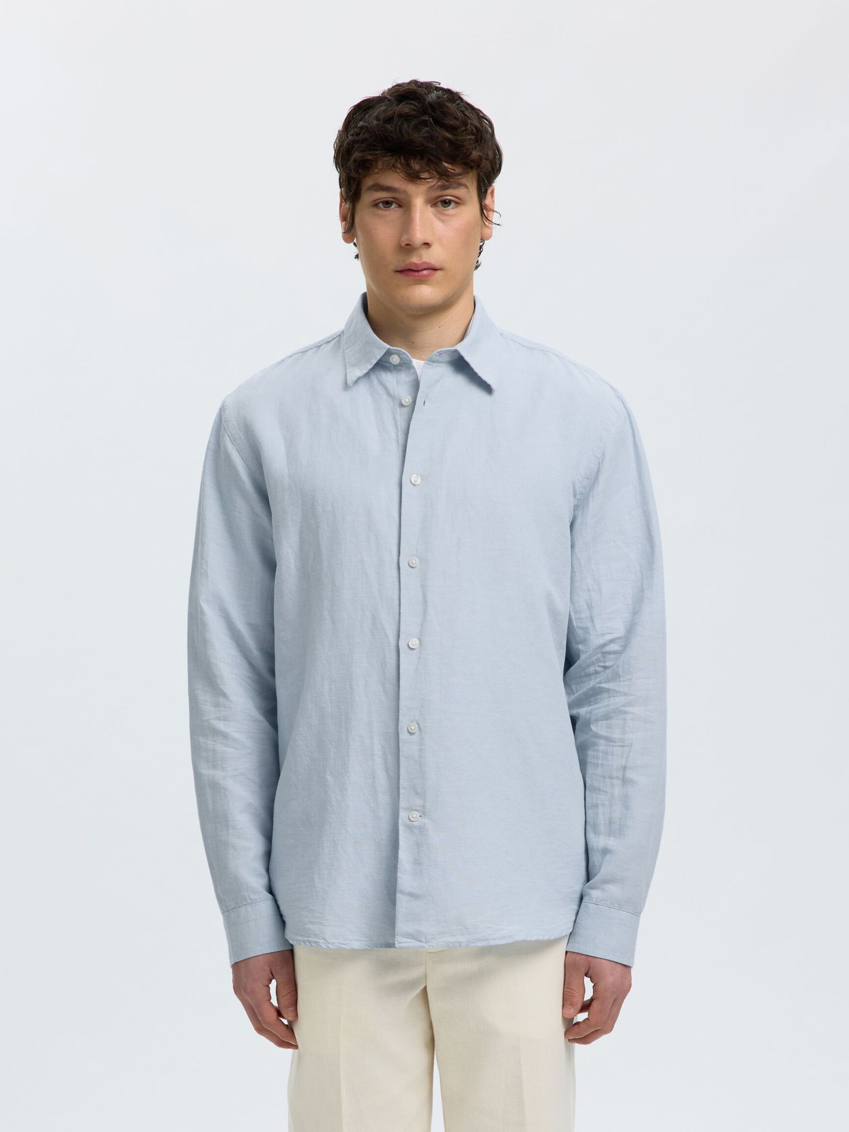 CLAY LINENBLEND LS SHIRT