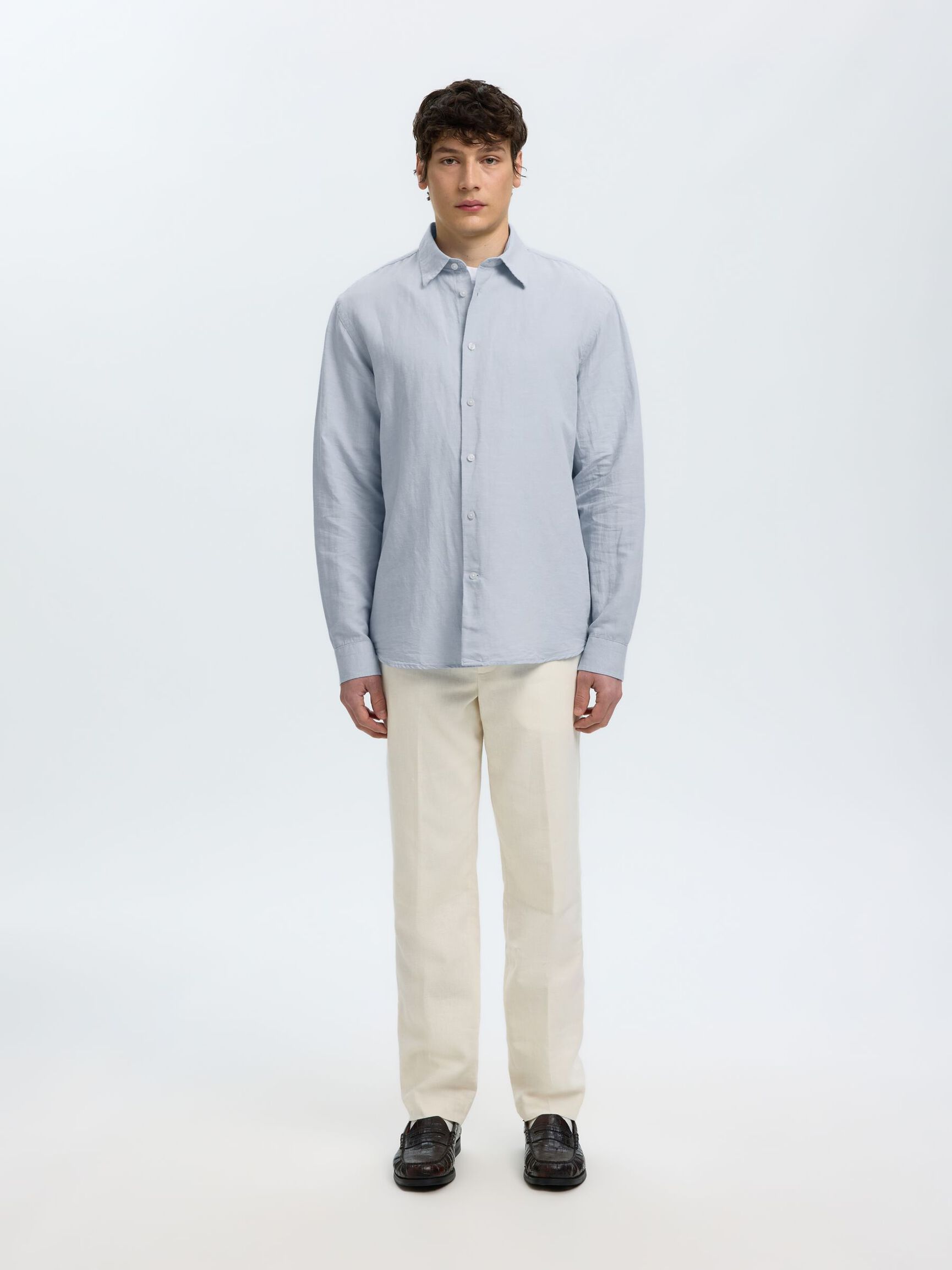 CLAY LINENBLEND LS SHIRT