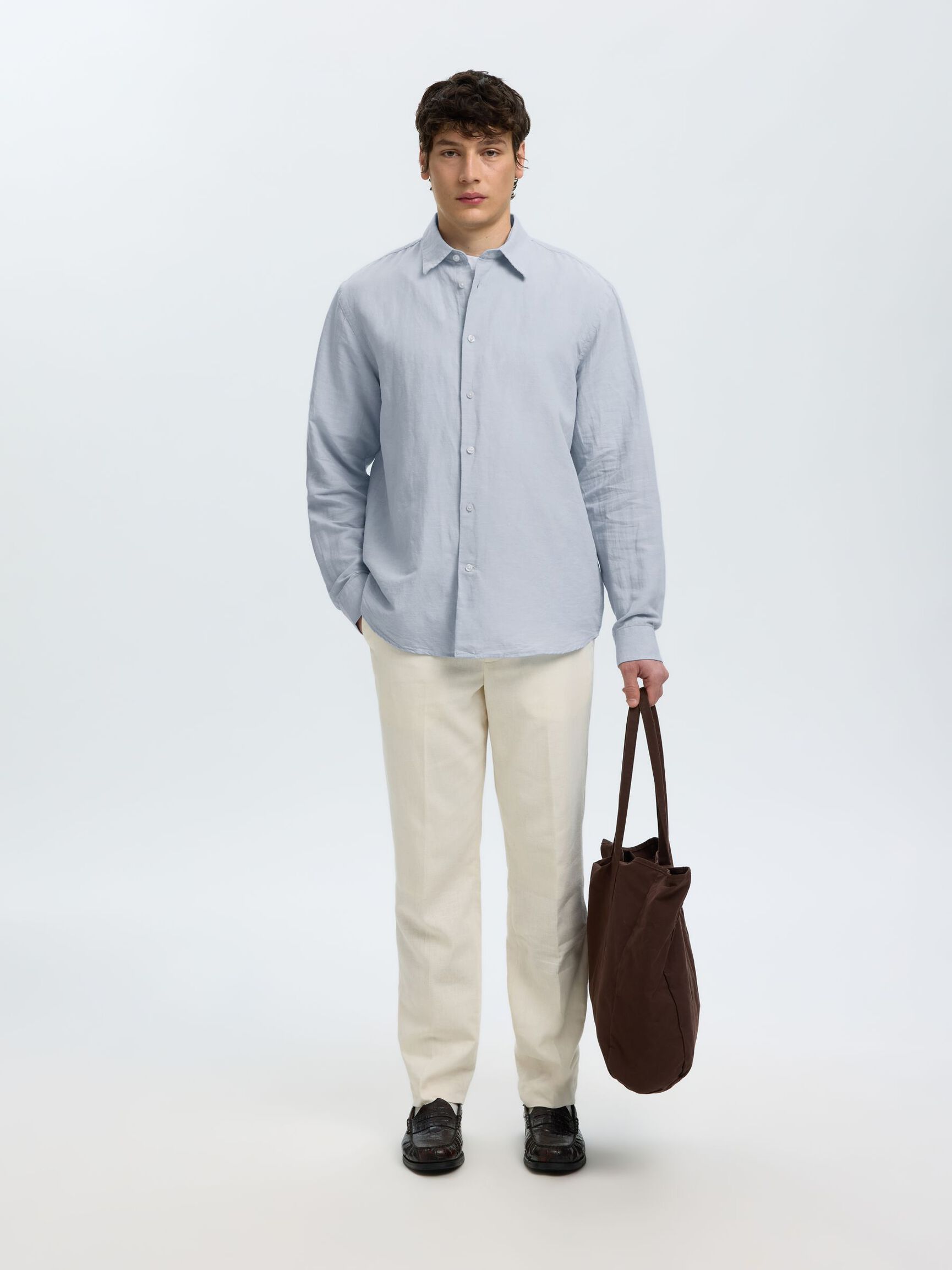 CLAY LINENBLEND LS SHIRT
