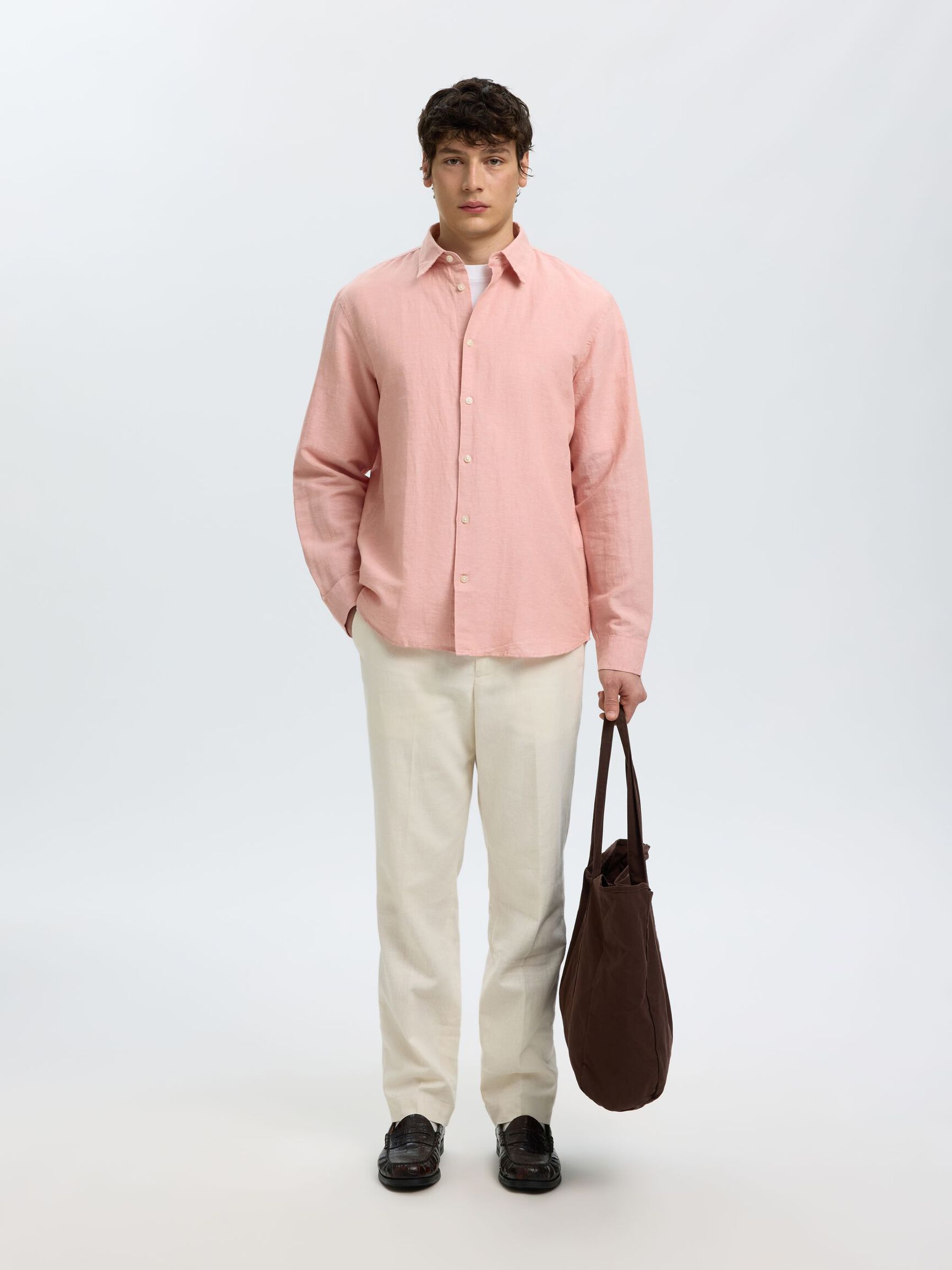 CLAY LINENBLEND LS SHIRT