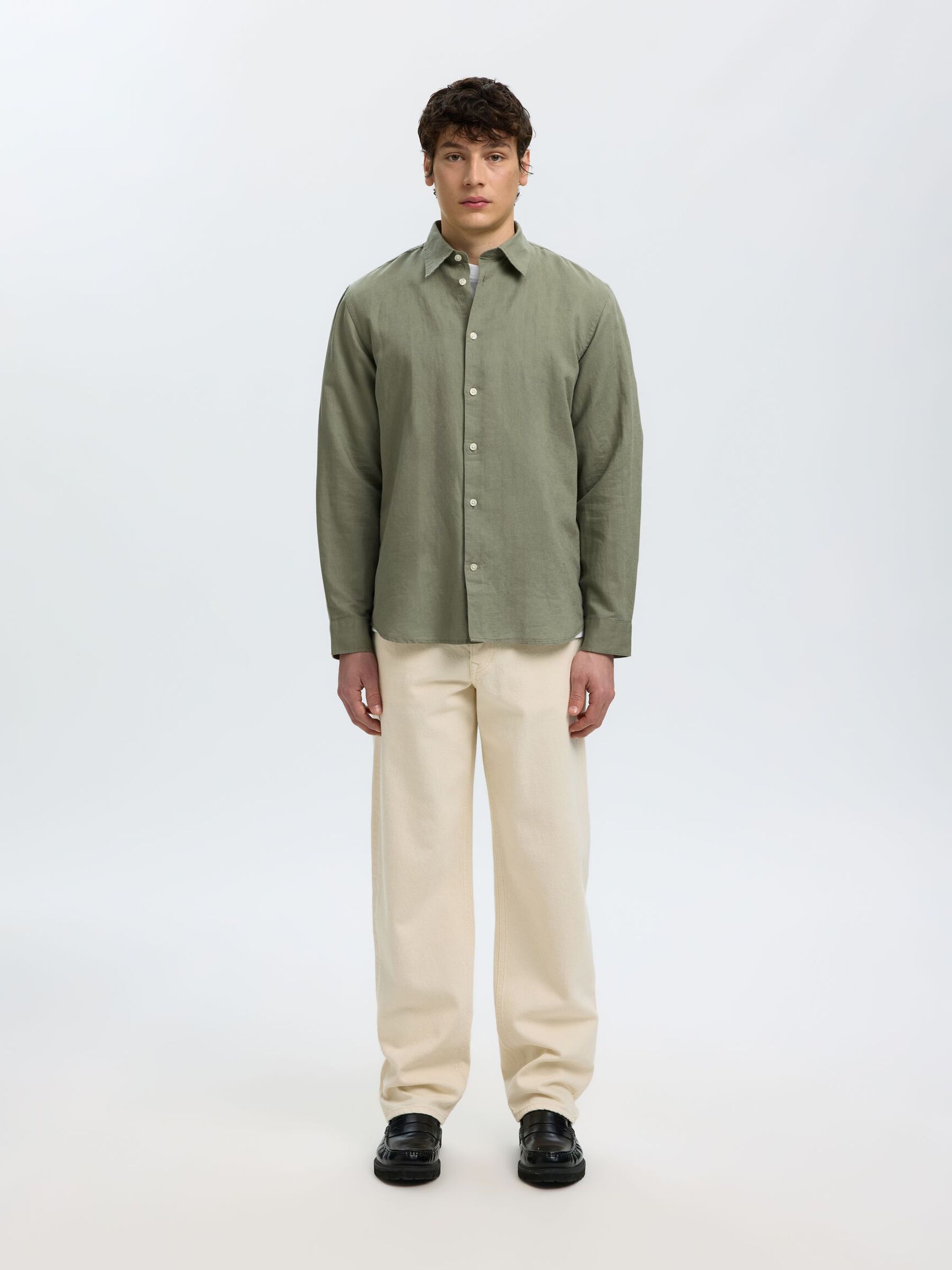 CLAY LINENBLEND LS SHIRT