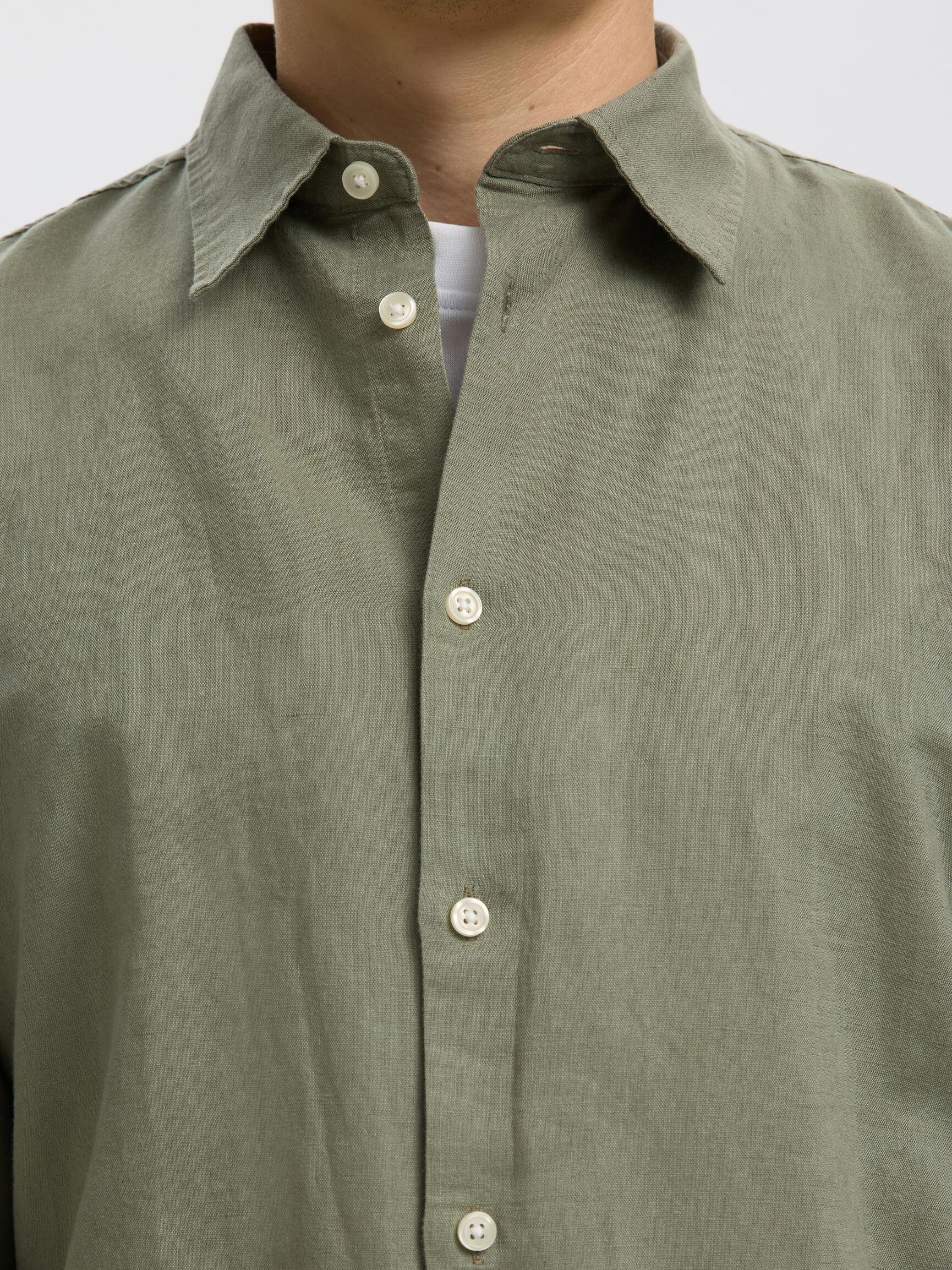 CLAY LINENBLEND LS SHIRT