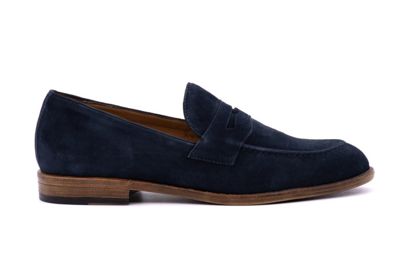 AMALFI SUEDE LOAFER - BLUE