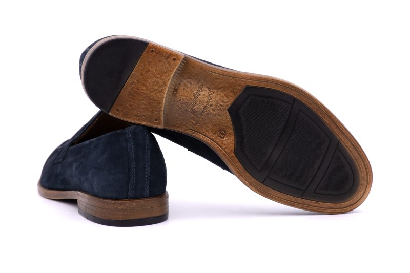 AMALFI SUEDE LOAFER - BLUE