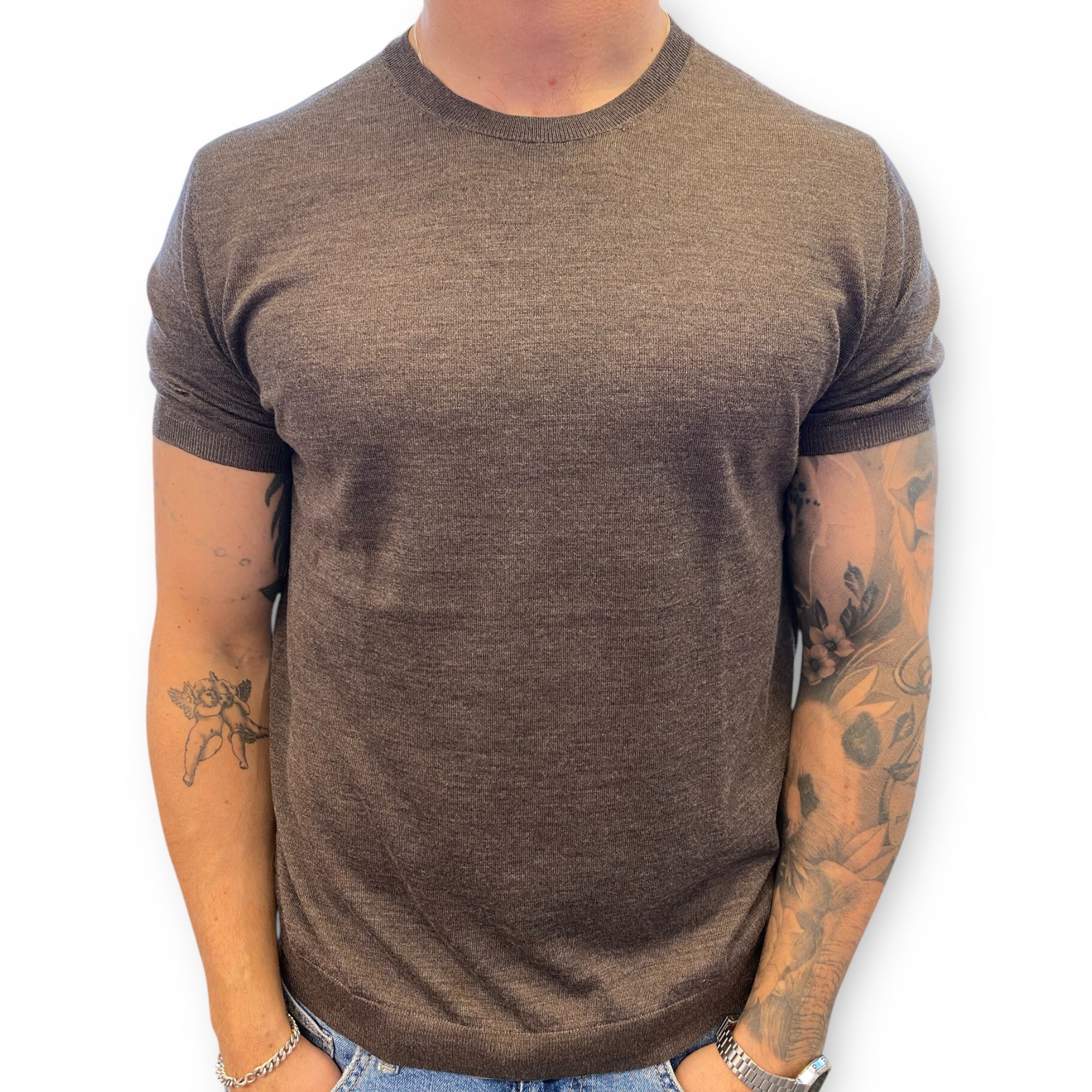 SILK CASHMERE T-SHIRT