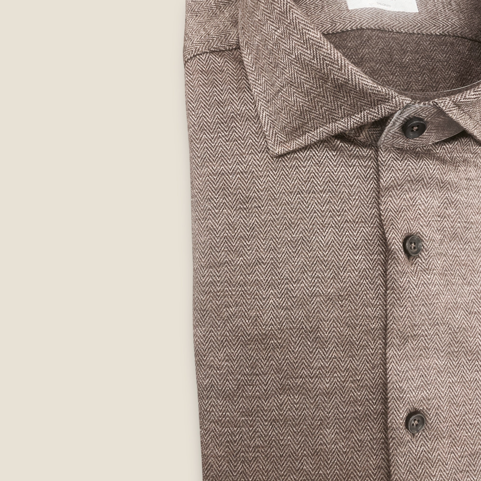 KNITTED SKJORTE - SLIM FIT