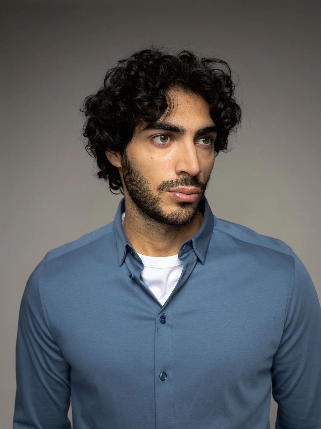 MARCO CRUNCH JERSEY SKJORTE