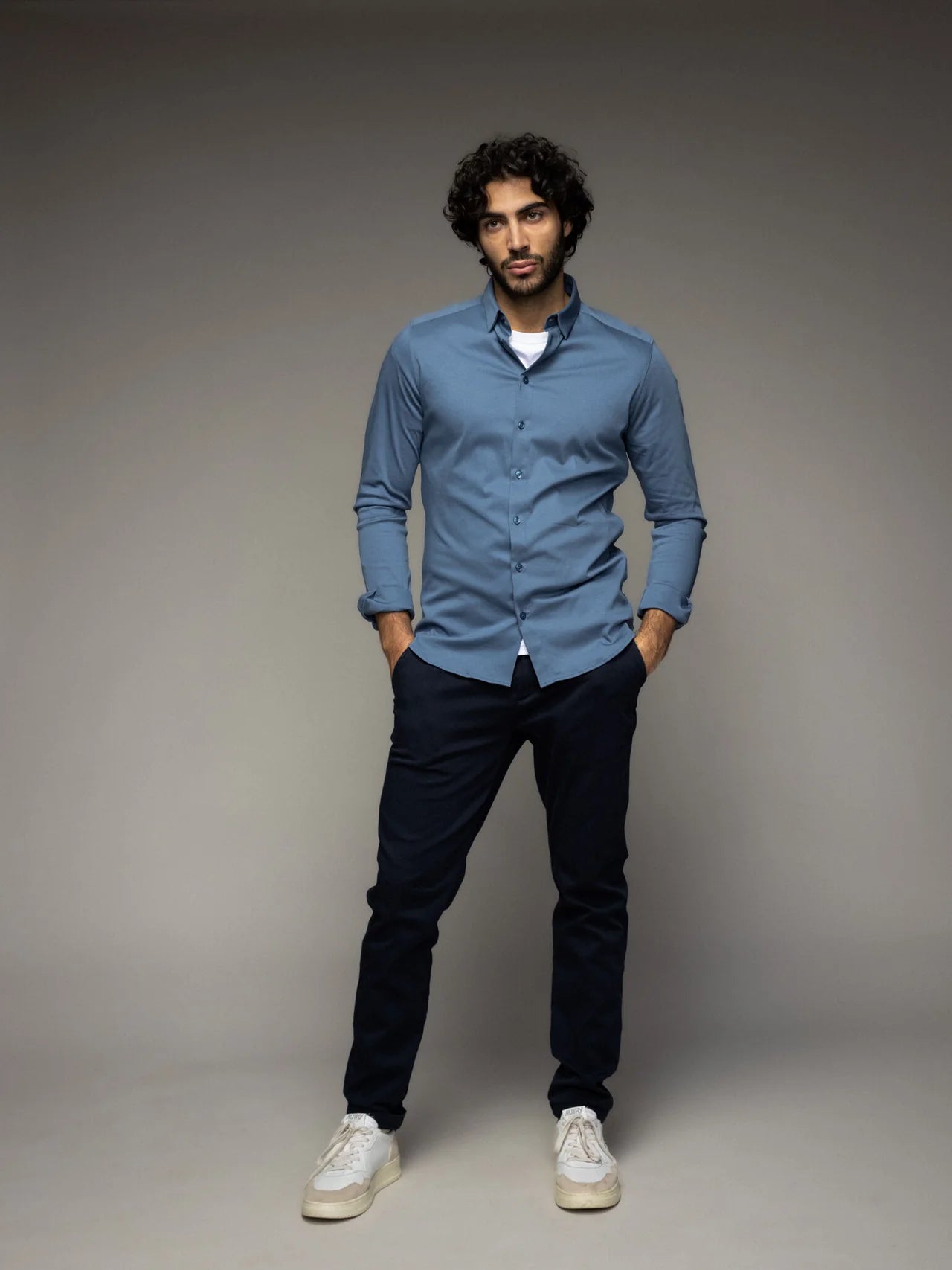 MARCO CRUNCH JERSEY SKJORTE