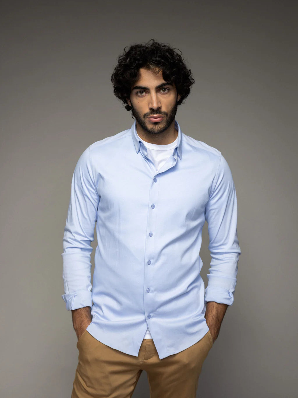 MARCO CRUNCH JERSEY SKJORTE