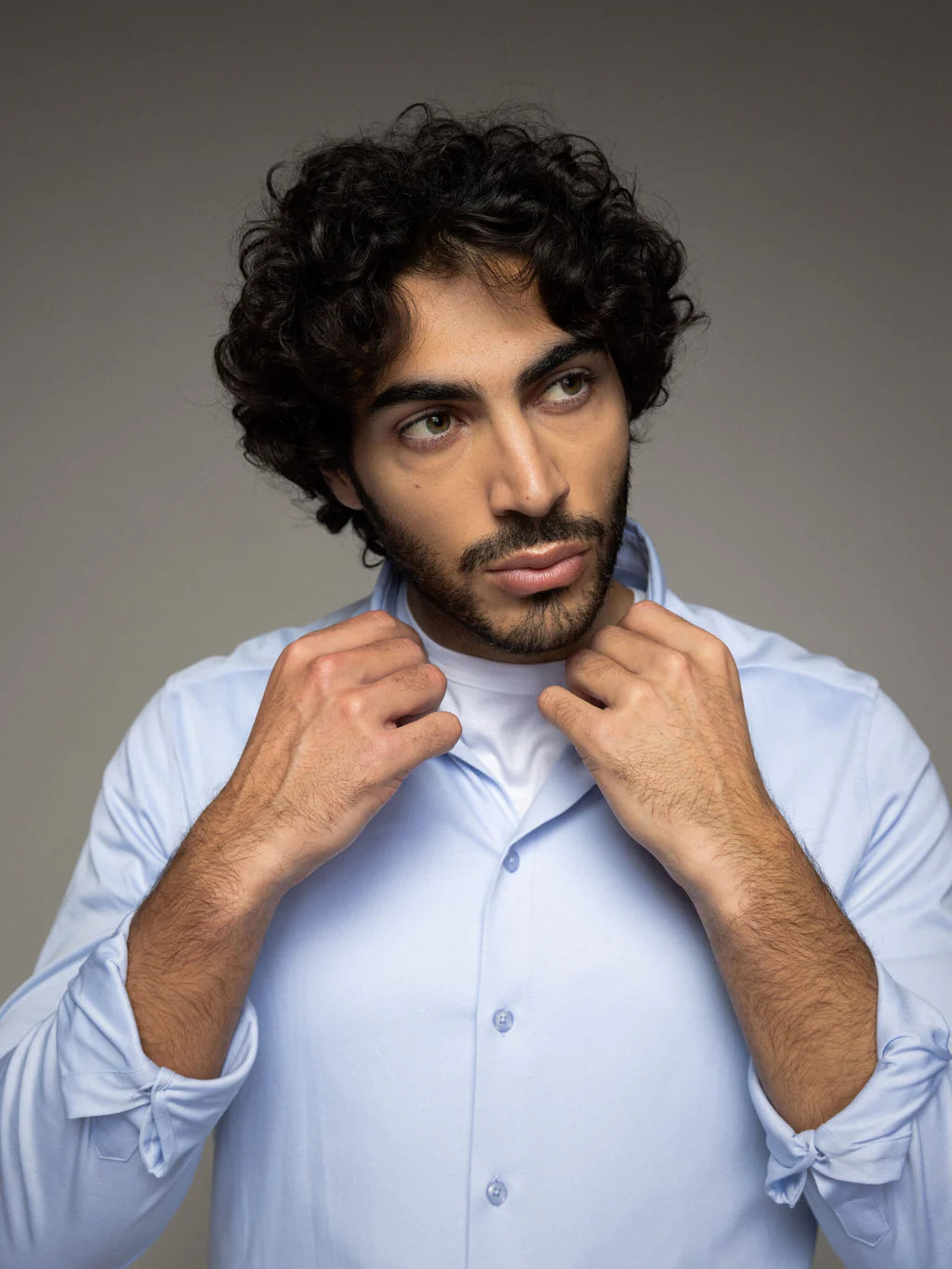 MARCO CRUNCH JERSEY SKJORTE