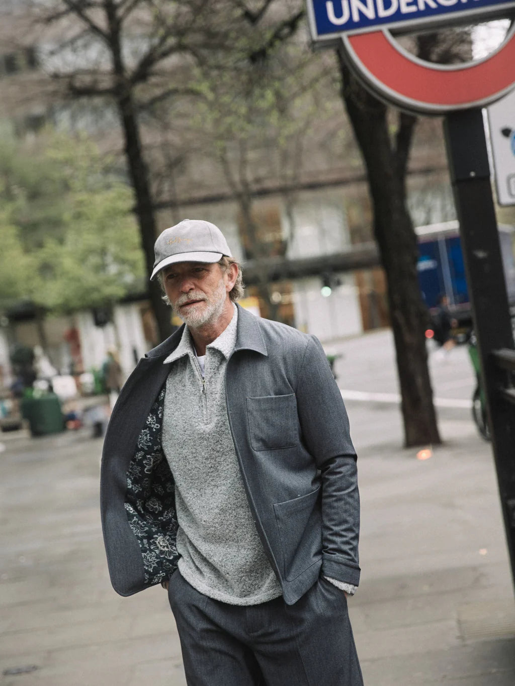 MMGRYAN SOFT ZIP POLO KASHMIR PULLOVER