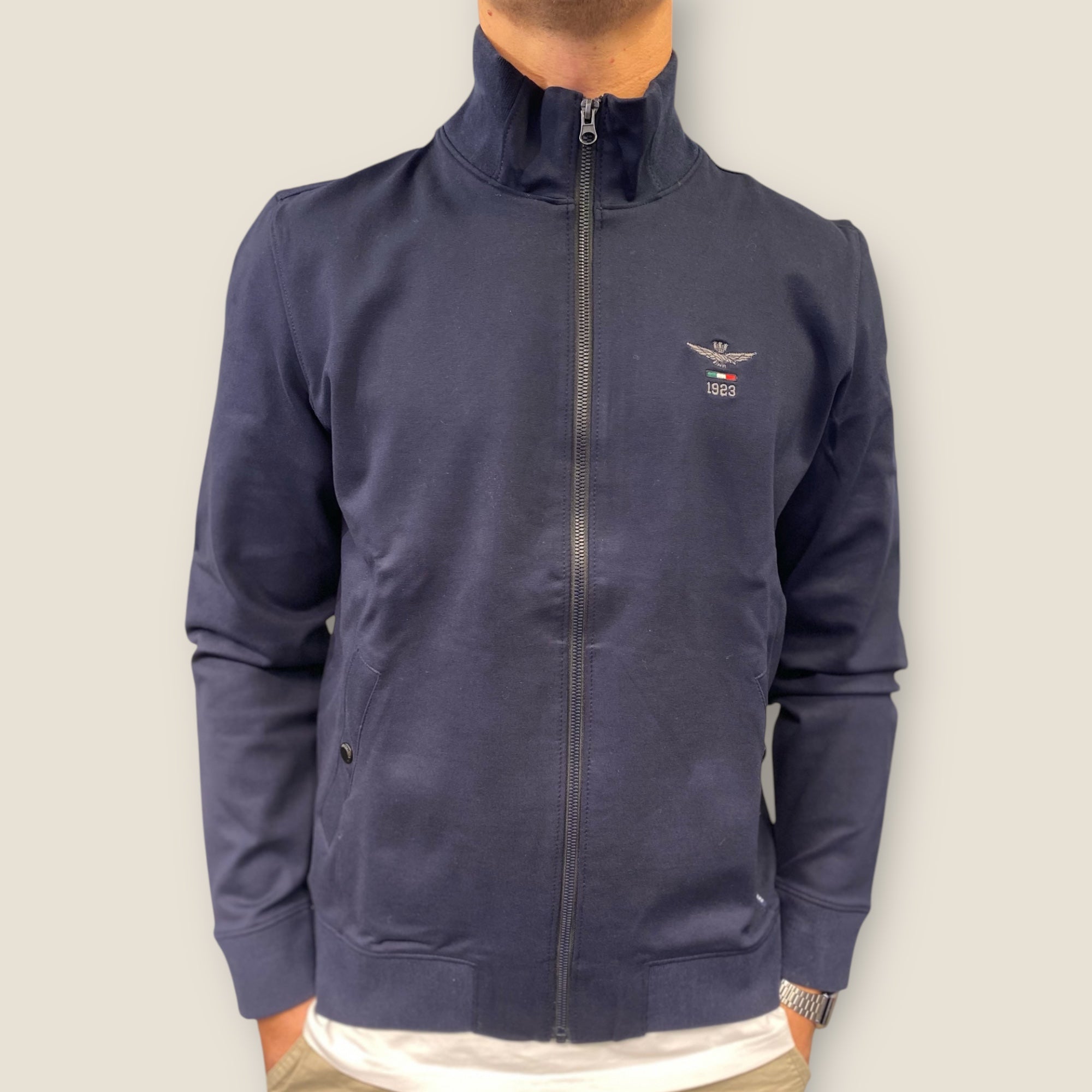 FELPA FULL ZIP SWEATSHIRT - NAVY