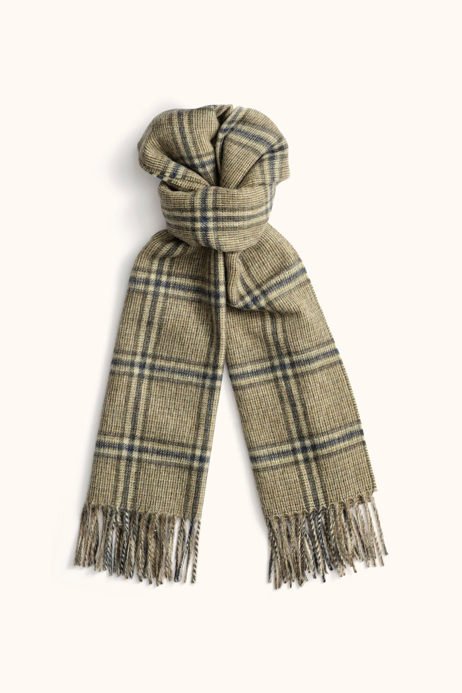 HALSTØRKLÆDE 100% VIRGIN ULD I YORKSHIRE TWEED