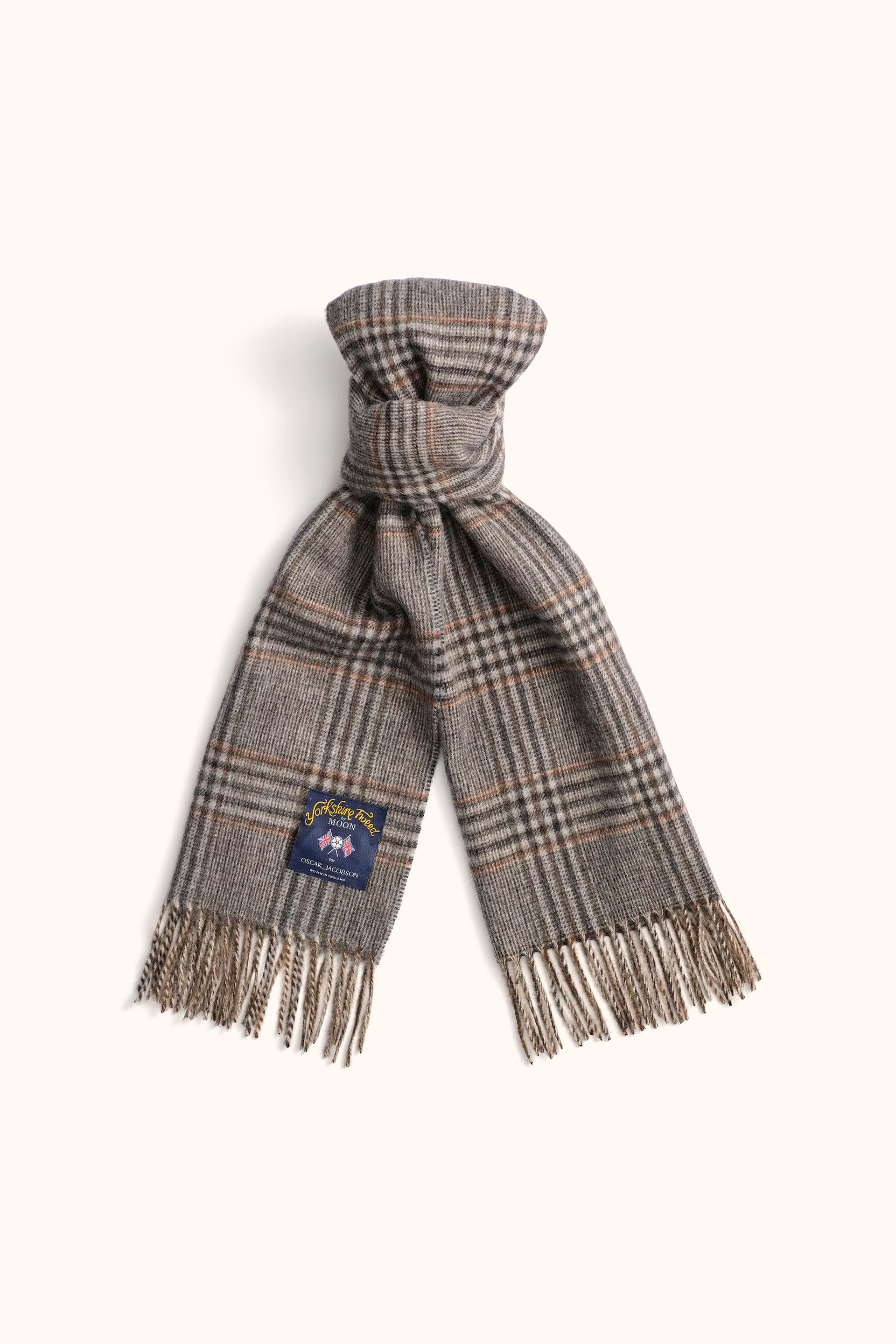 HALSTØRKLÆDE 100% VIRGIN ULD I YORKSHIRE TWEED