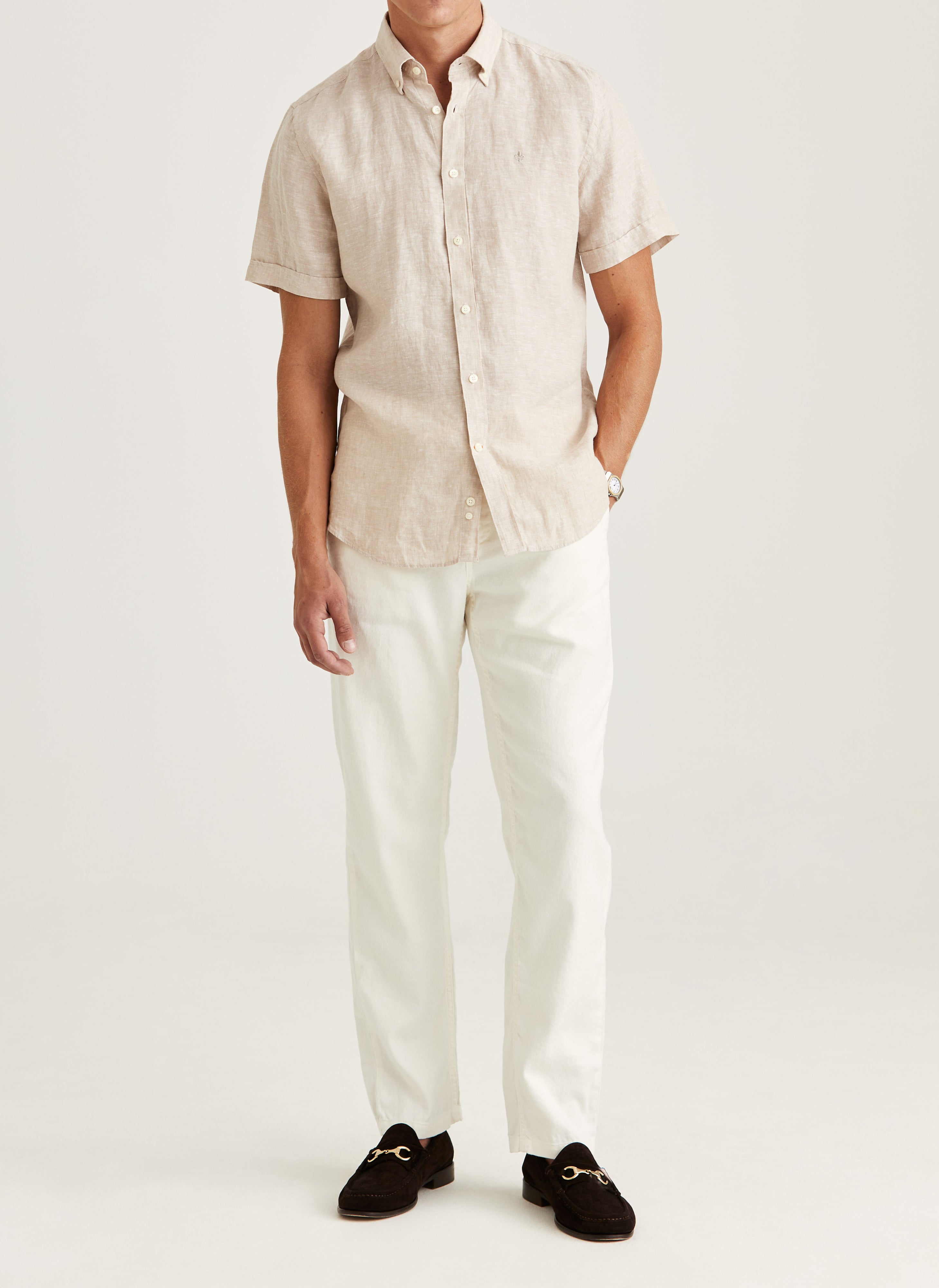 DOUGLAS LINEN SS - CLASSIC FIT
