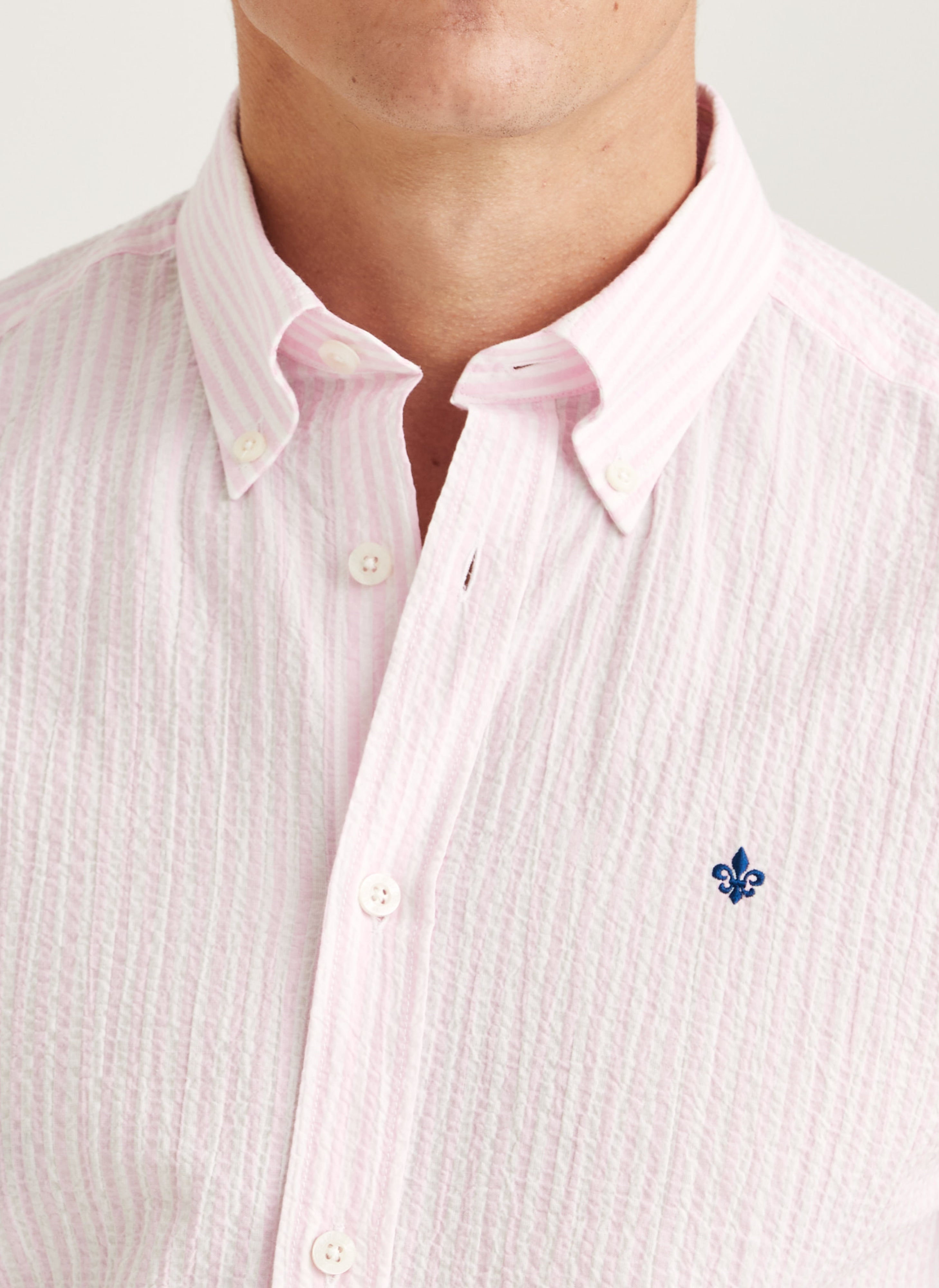 SEERSUCKER SHIRT SLIM FIT
