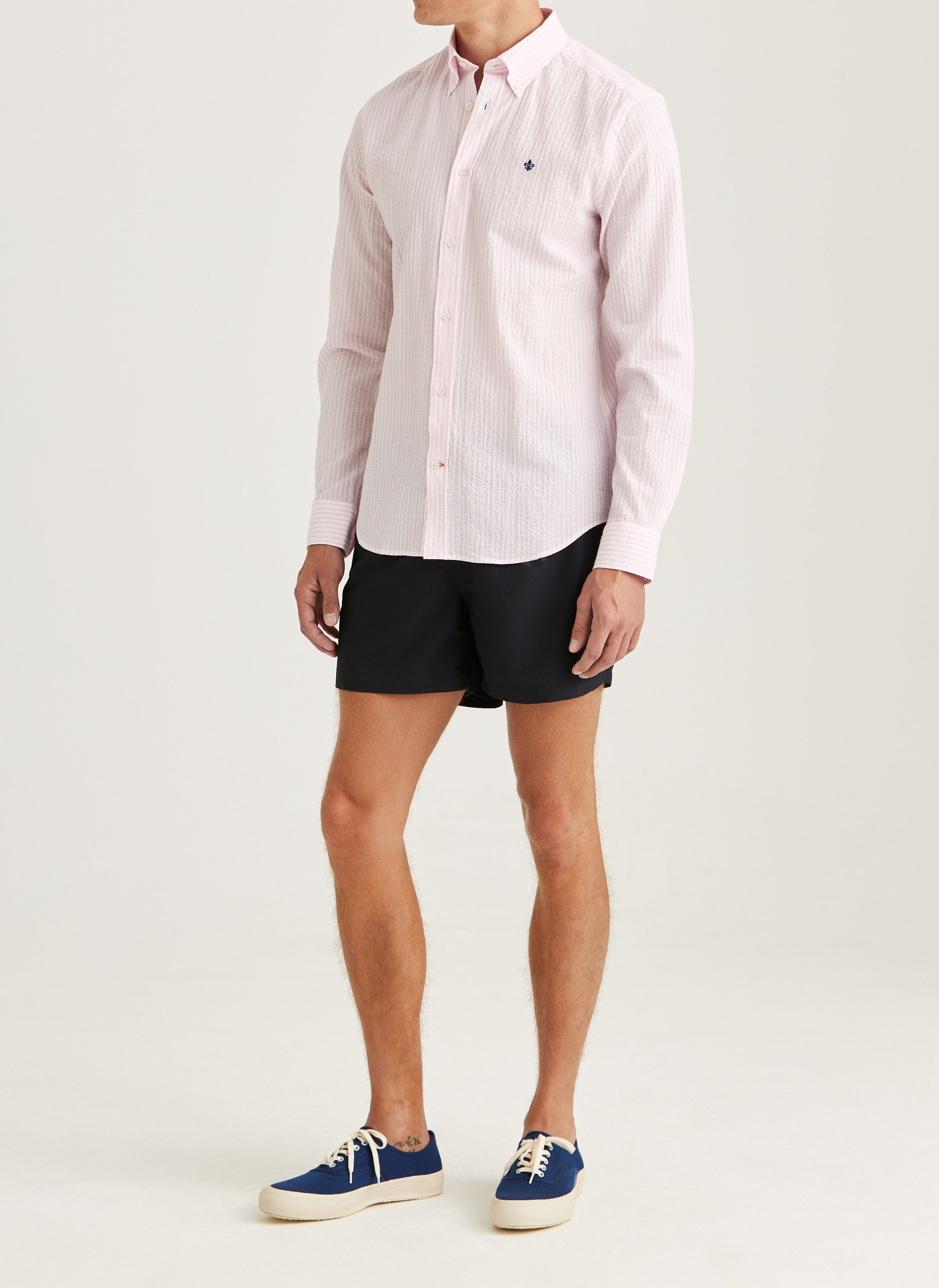 SEERSUCKER SHIRT SLIM FIT