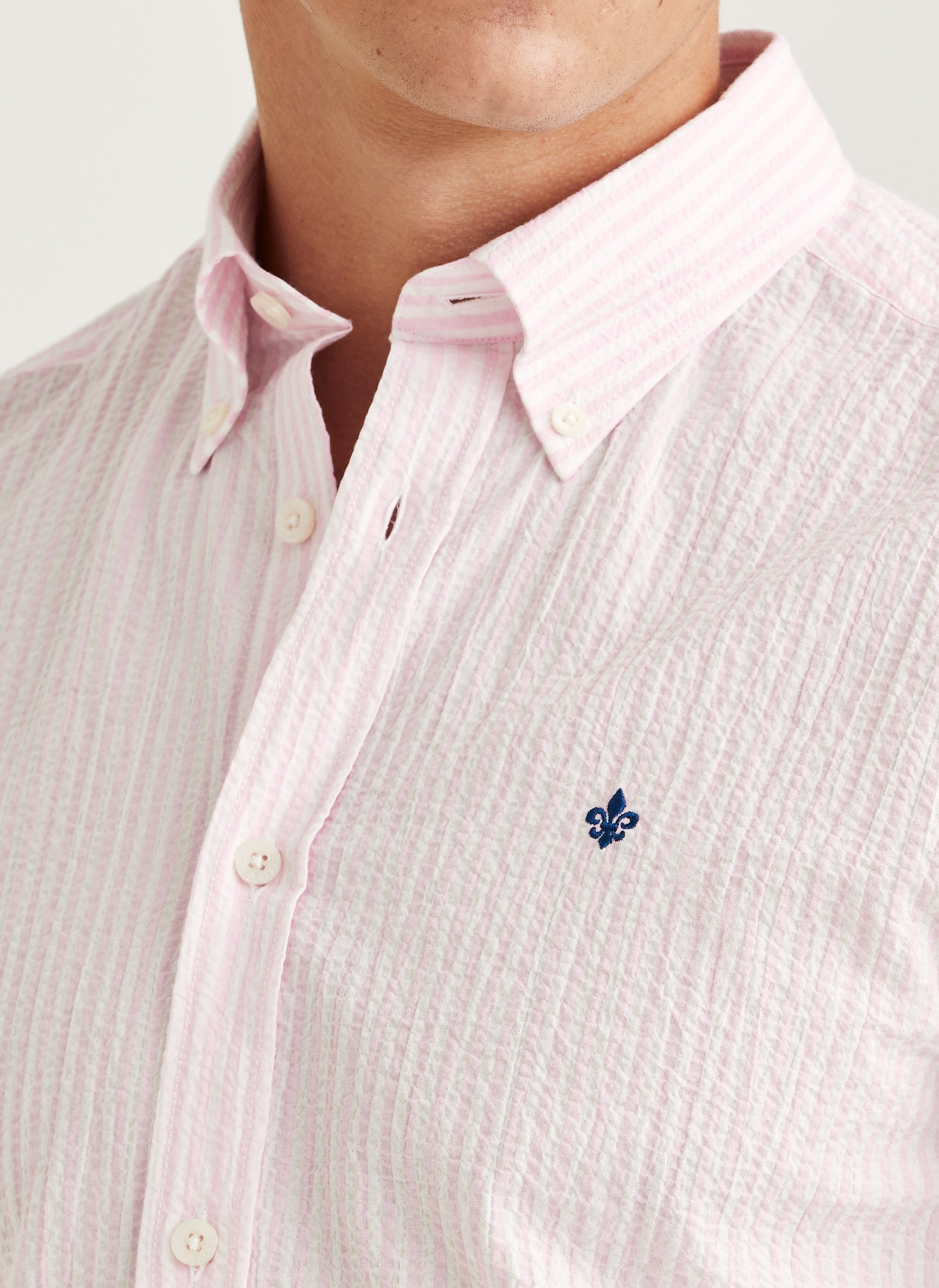 SEERSUCKER SHIRT SLIM FIT