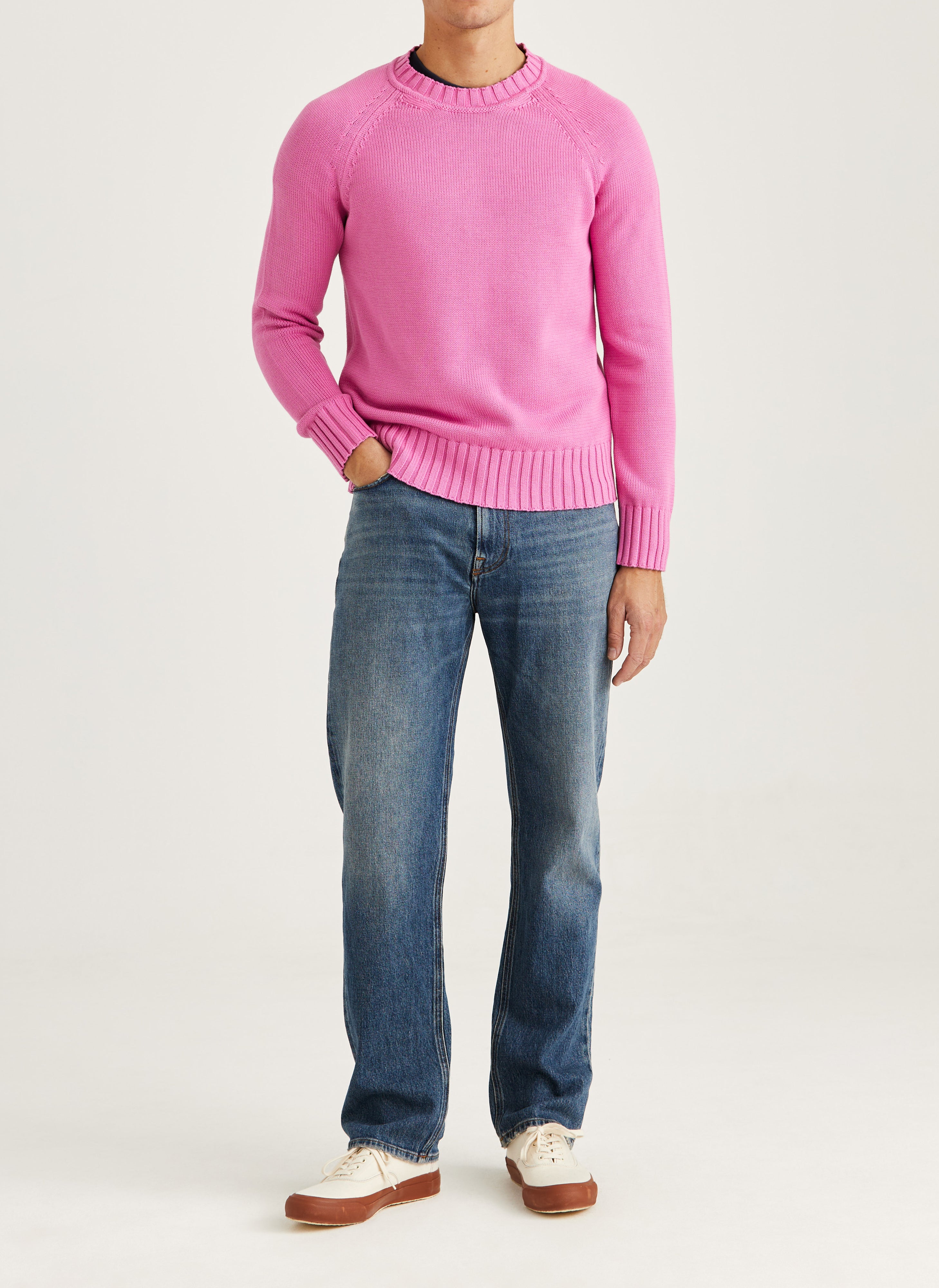 BROOKS CREW ONECK STRIK